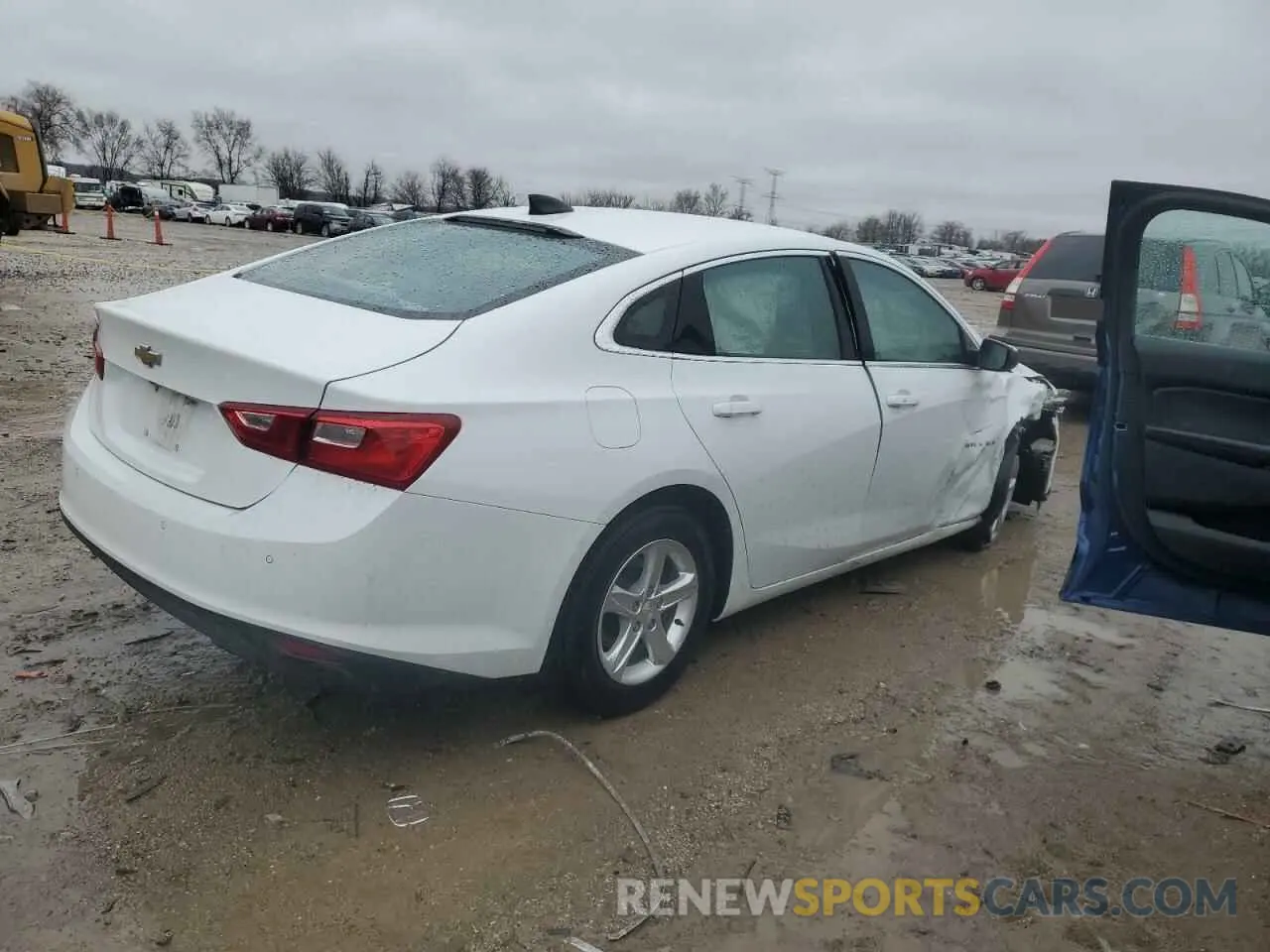 3 Photograph of a damaged car 1G1ZC5ST1NF175776 CHEVROLET MALIBU 2022