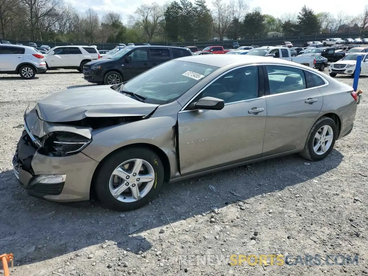 1 Photograph of a damaged car 1G1ZC5ST2NF153396 CHEVROLET MALIBU 2022