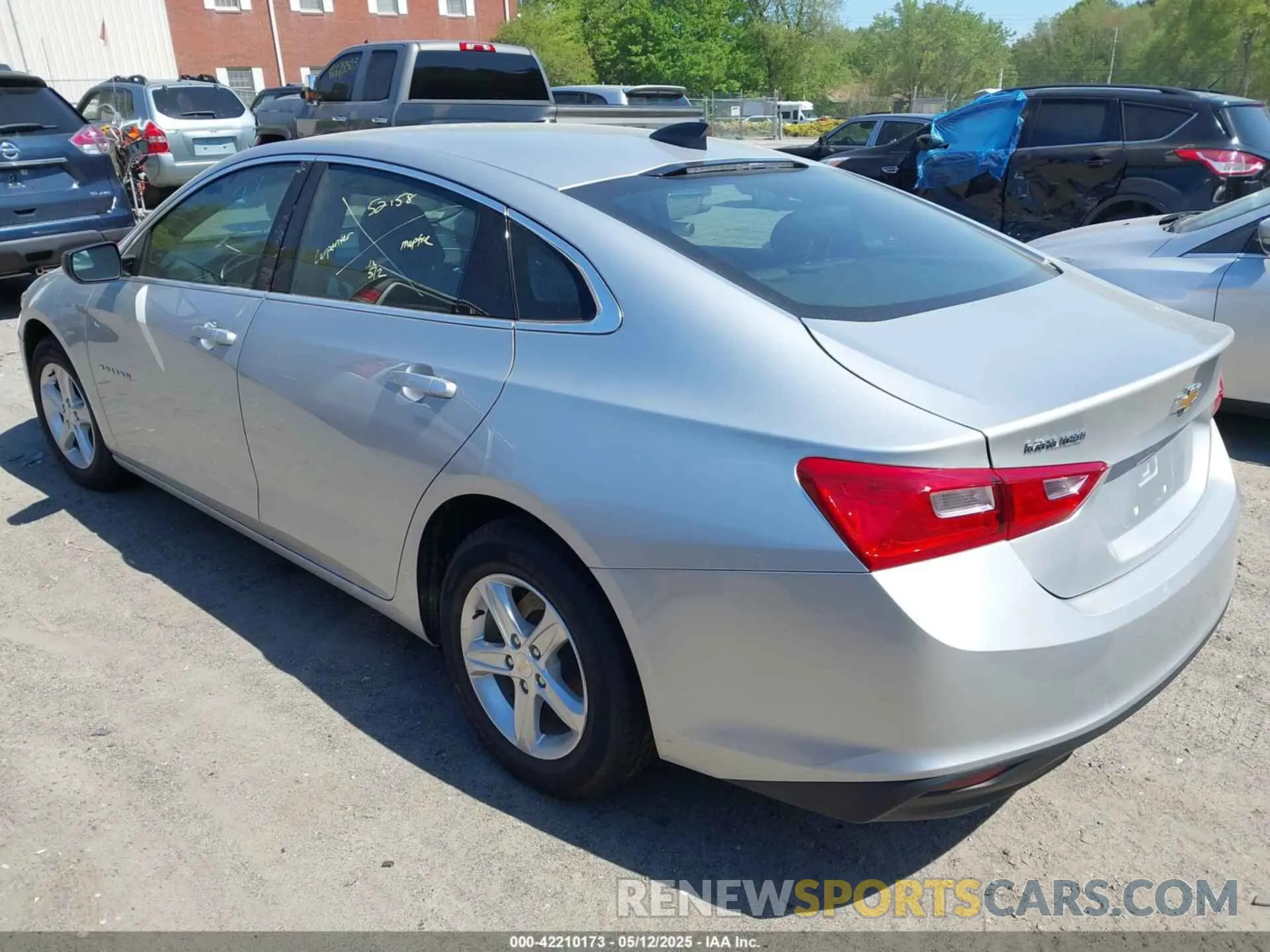 3 Photograph of a damaged car 1G1ZC5ST2NF164303 CHEVROLET MALIBU 2022