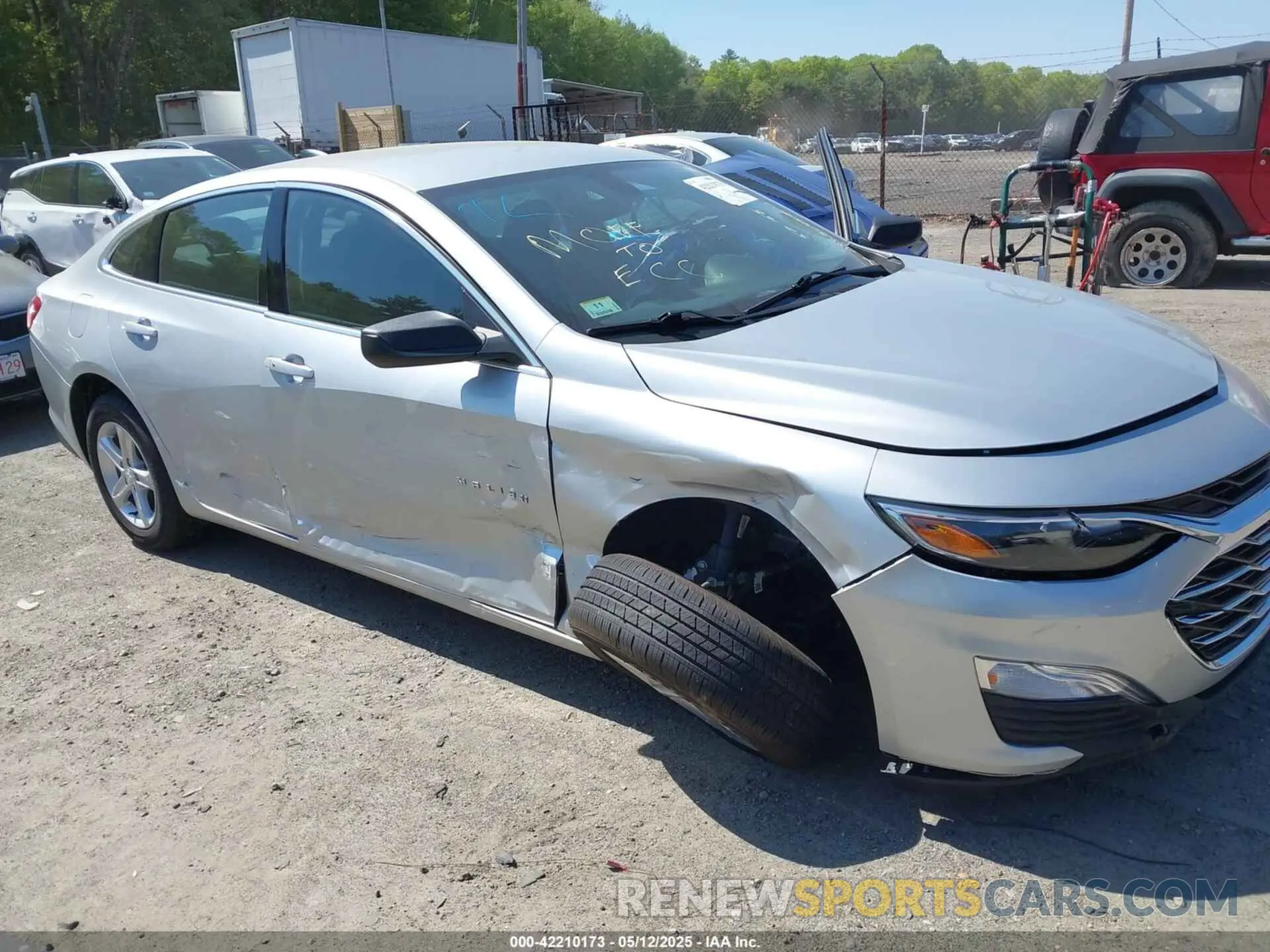 6 Photograph of a damaged car 1G1ZC5ST2NF164303 CHEVROLET MALIBU 2022
