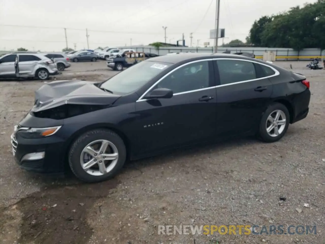 1 Photograph of a damaged car 1G1ZC5ST3NF182261 CHEVROLET MALIBU 2022
