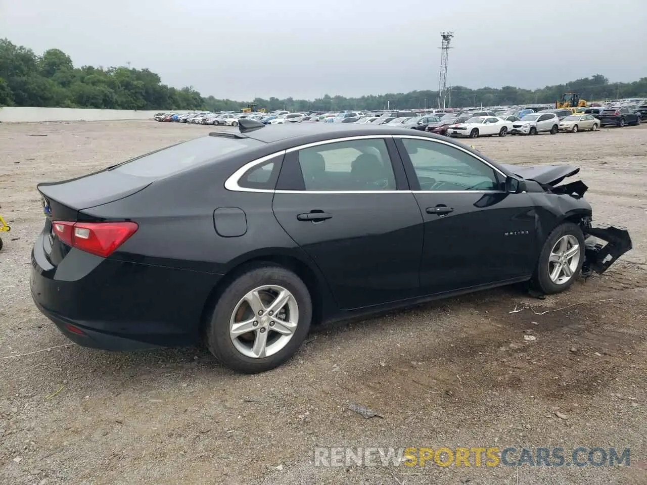 3 Photograph of a damaged car 1G1ZC5ST3NF182261 CHEVROLET MALIBU 2022