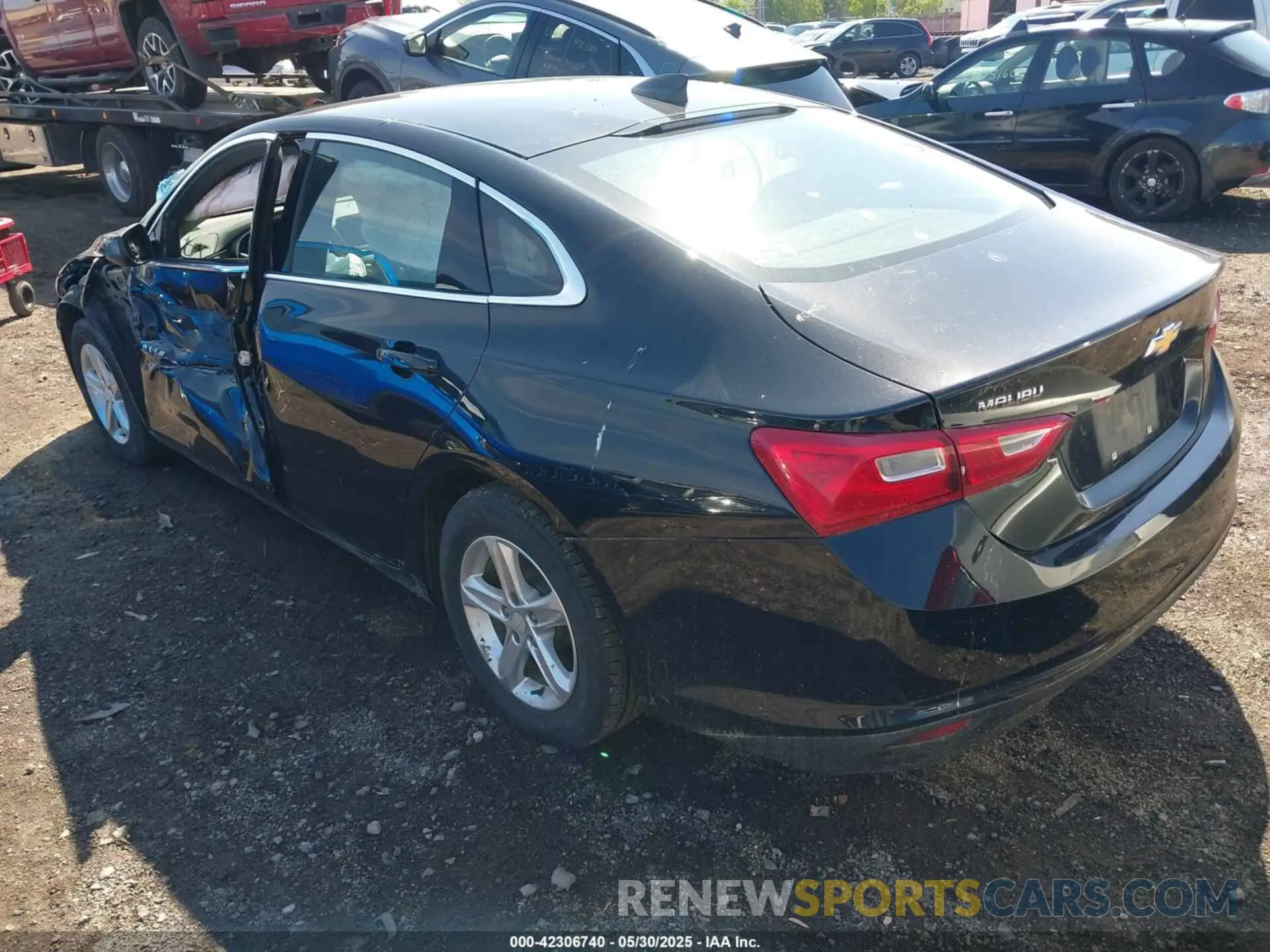 3 Photograph of a damaged car 1G1ZC5ST3NF185564 CHEVROLET MALIBU 2022