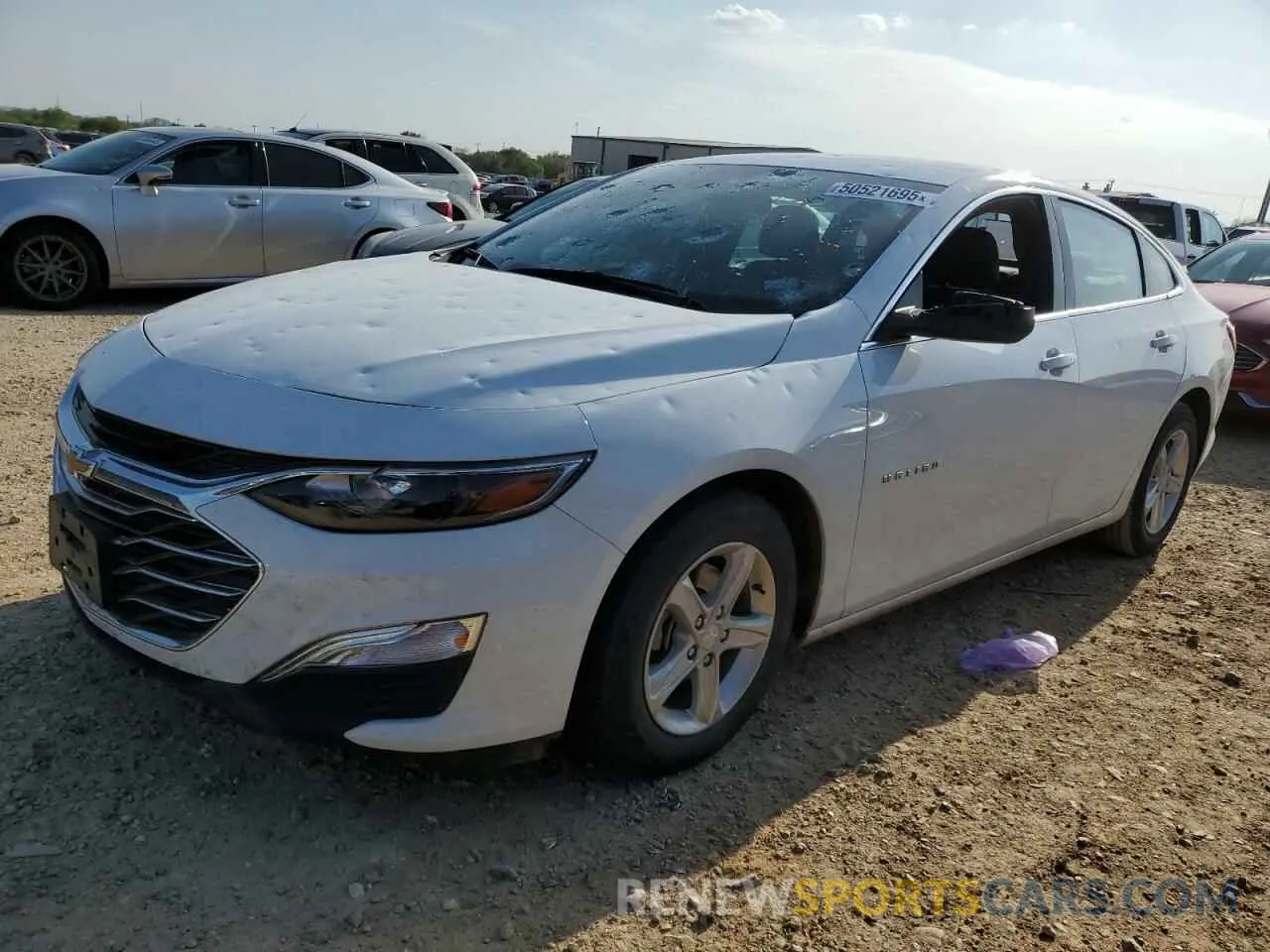 1 Photograph of a damaged car 1G1ZC5ST3NF186181 CHEVROLET MALIBU 2022