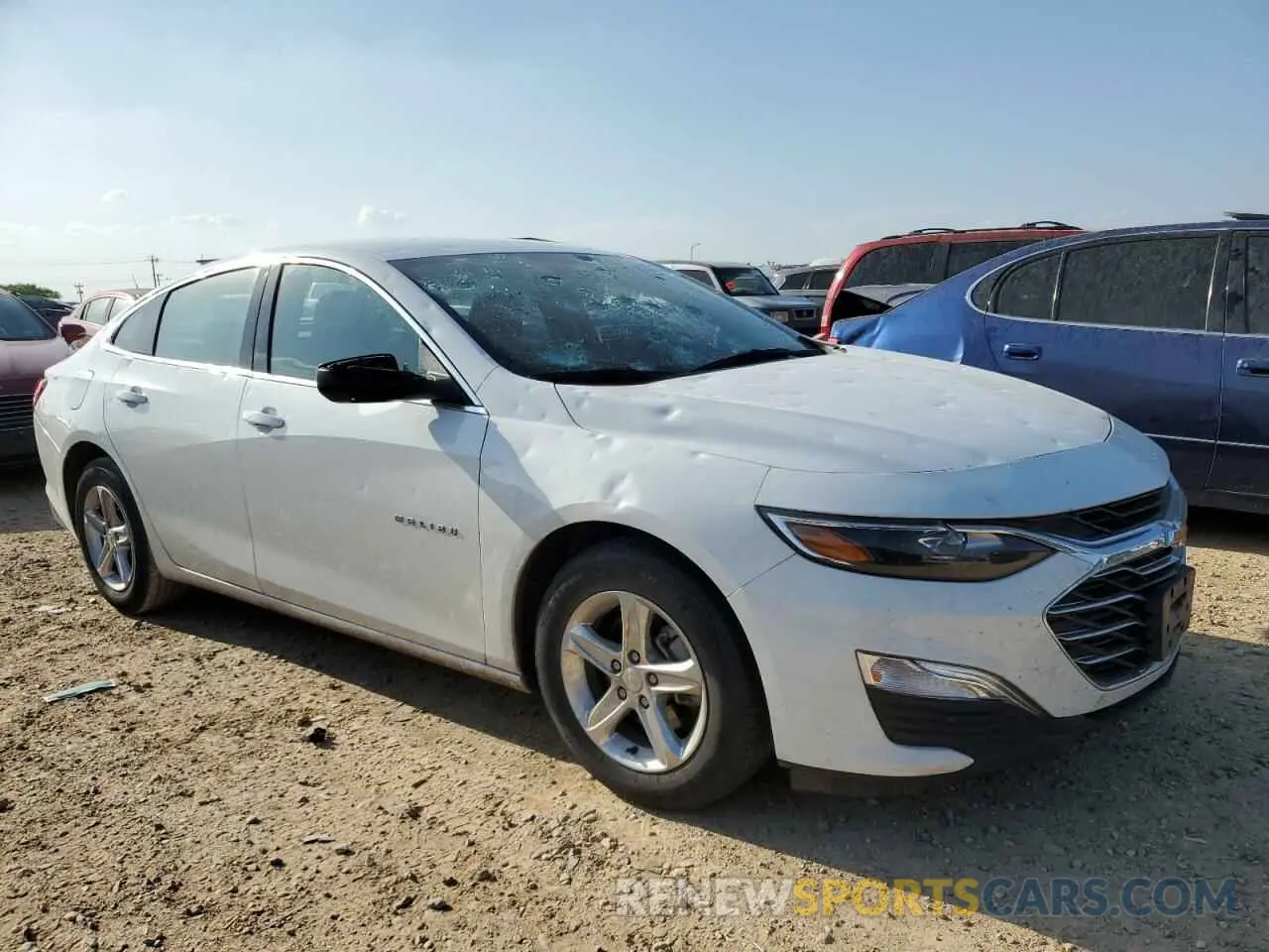 4 Photograph of a damaged car 1G1ZC5ST3NF186181 CHEVROLET MALIBU 2022