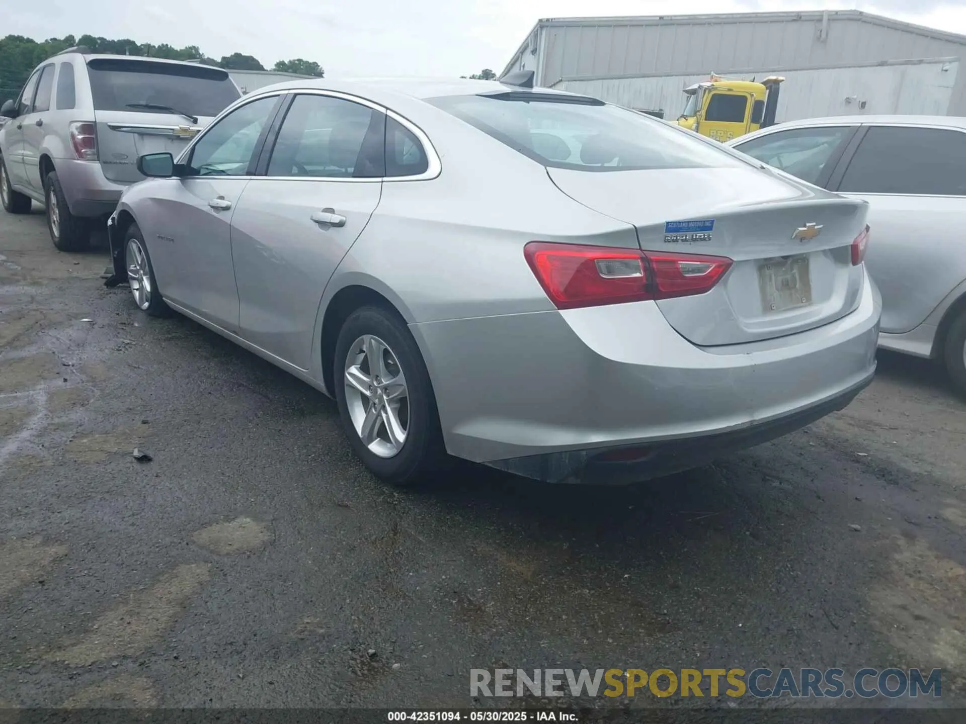 3 Photograph of a damaged car 1G1ZC5ST4NF148507 CHEVROLET MALIBU 2022