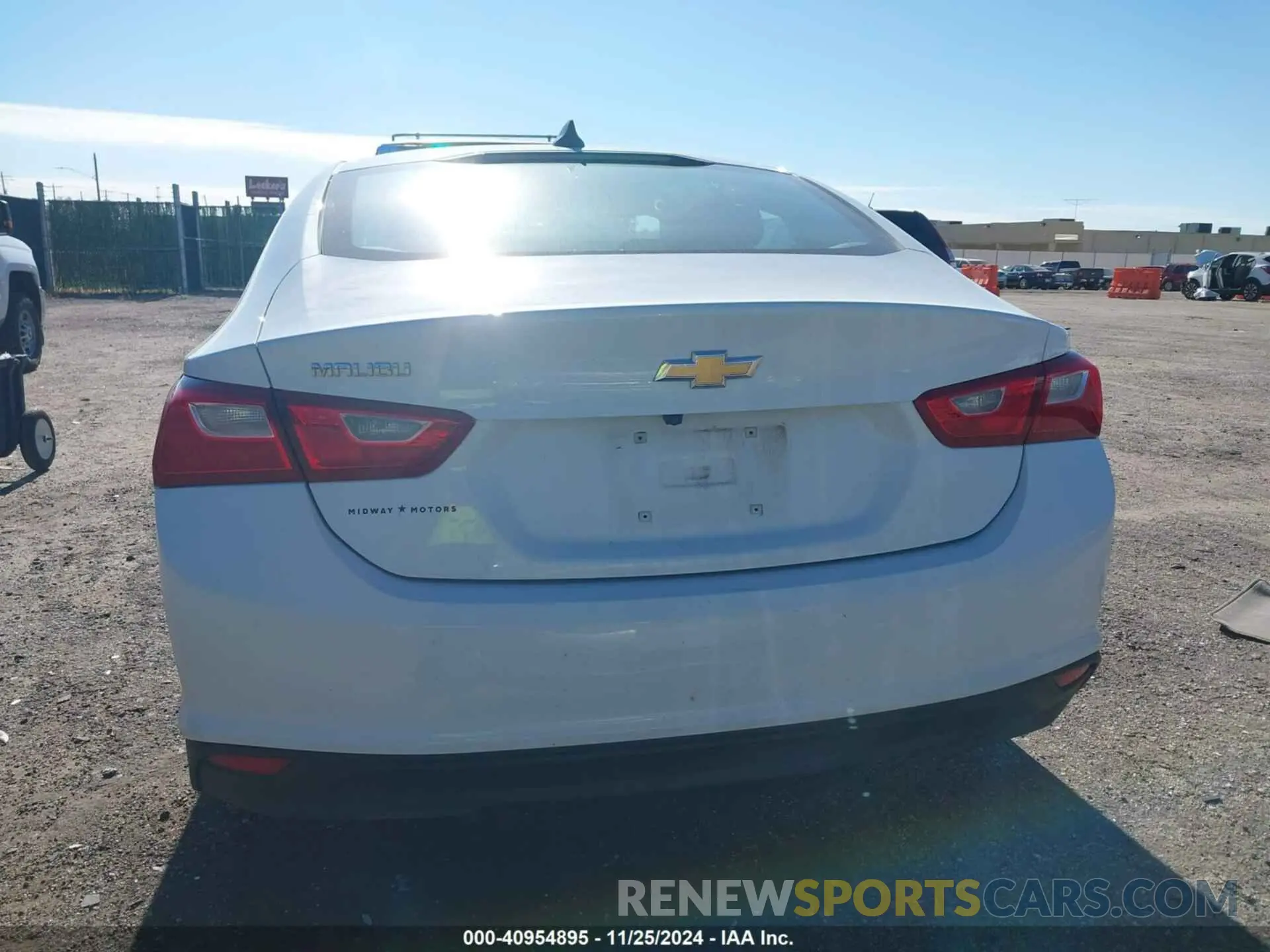 16 Photograph of a damaged car 1G1ZC5ST6NF165955 CHEVROLET MALIBU 2022