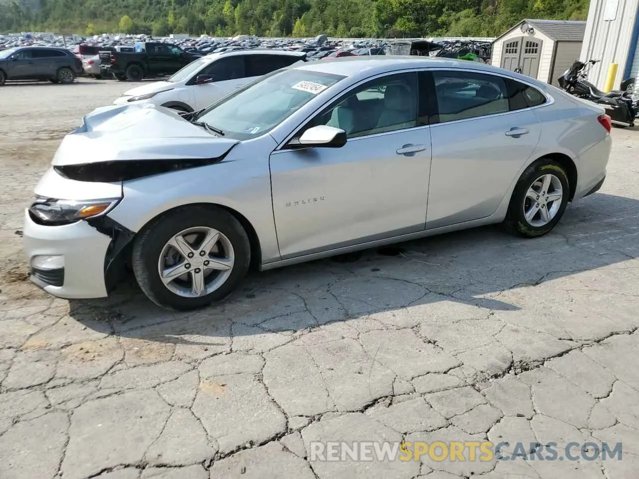 1 Photograph of a damaged car 1G1ZC5ST6NF166989 CHEVROLET MALIBU 2022
