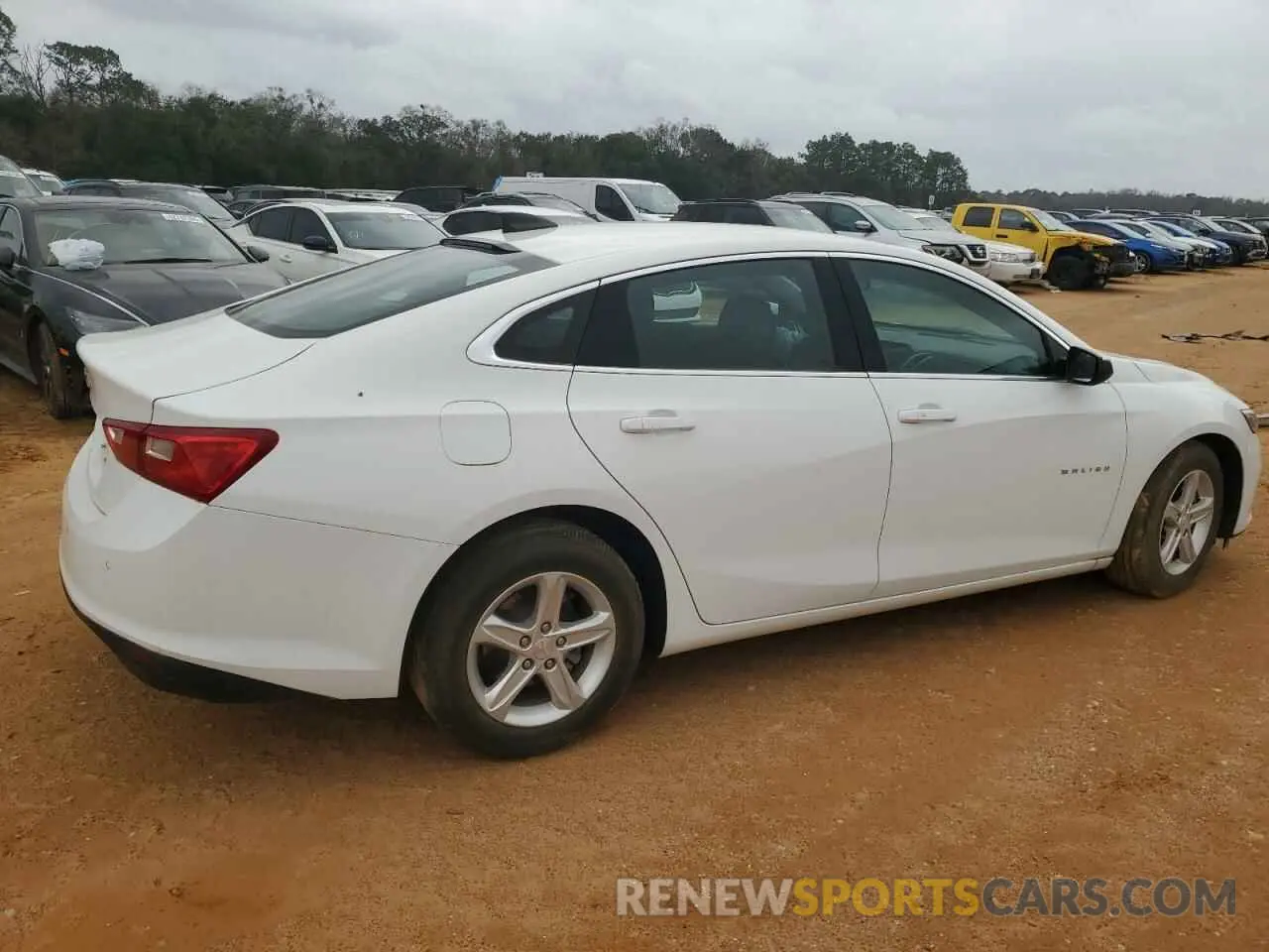3 Photograph of a damaged car 1G1ZC5ST7NF151403 CHEVROLET MALIBU 2022