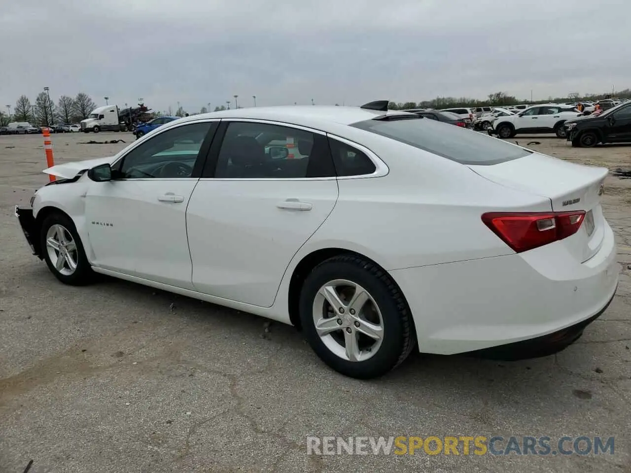 2 Photograph of a damaged car 1G1ZC5ST7NF185728 CHEVROLET MALIBU 2022