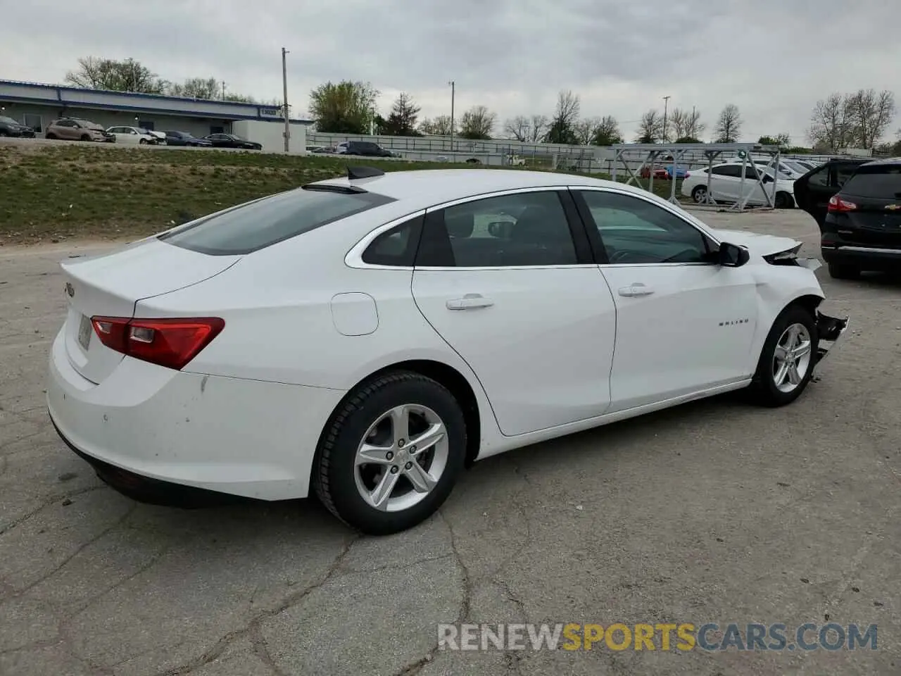 3 Photograph of a damaged car 1G1ZC5ST7NF185728 CHEVROLET MALIBU 2022