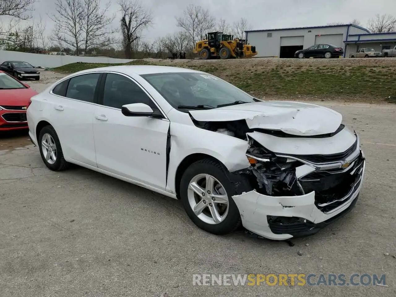 4 Photograph of a damaged car 1G1ZC5ST7NF185728 CHEVROLET MALIBU 2022