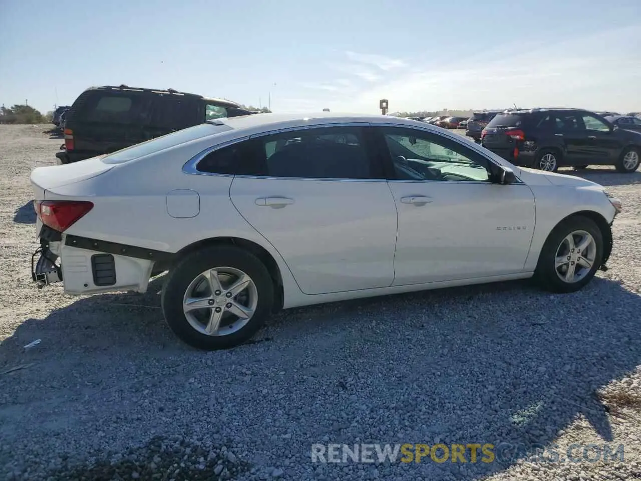 3 Photograph of a damaged car 1G1ZC5ST8NF186239 CHEVROLET MALIBU 2022