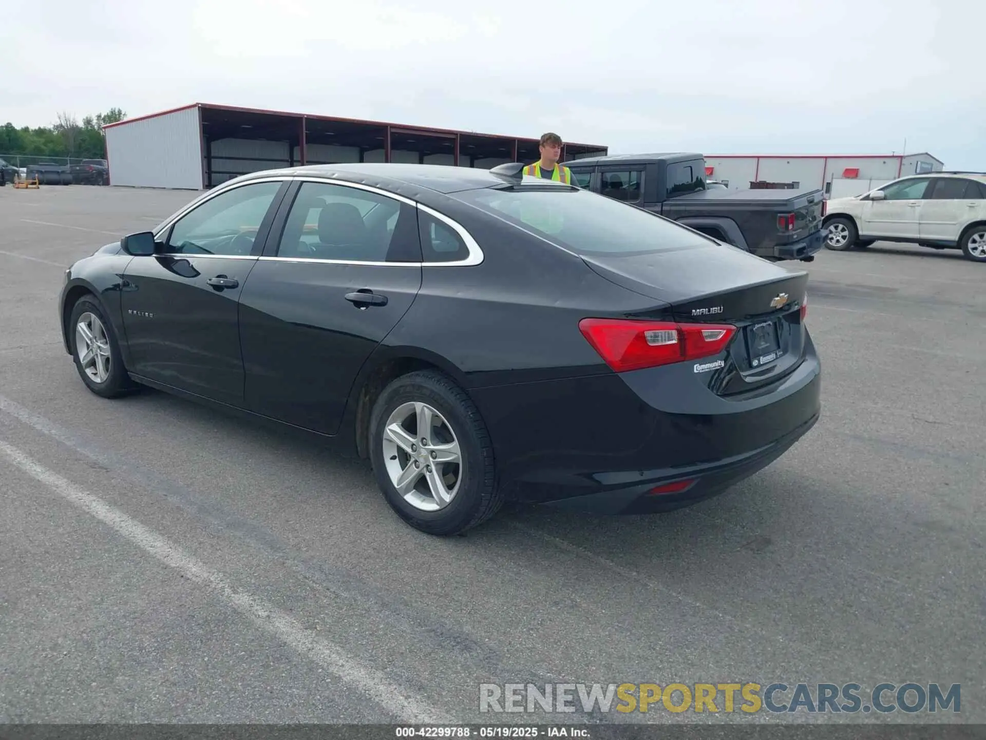 3 Photograph of a damaged car 1G1ZC5ST9NF166565 CHEVROLET MALIBU 2022