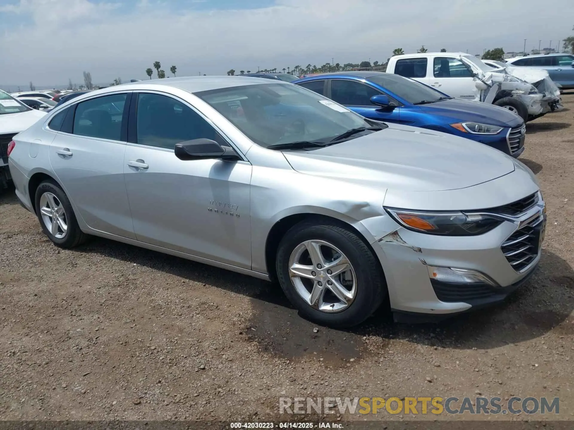 1 Photograph of a damaged car 1G1ZC5STXNF147474 CHEVROLET MALIBU 2022