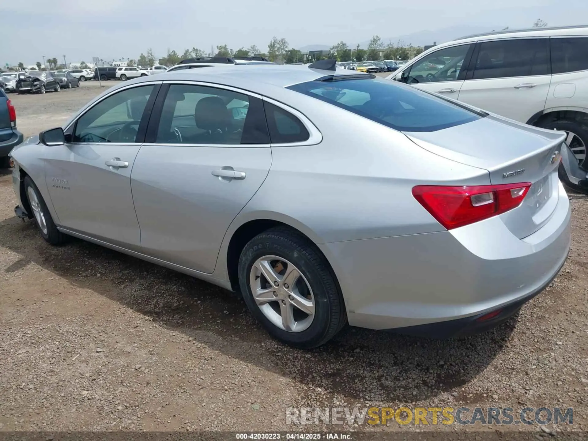 3 Photograph of a damaged car 1G1ZC5STXNF147474 CHEVROLET MALIBU 2022