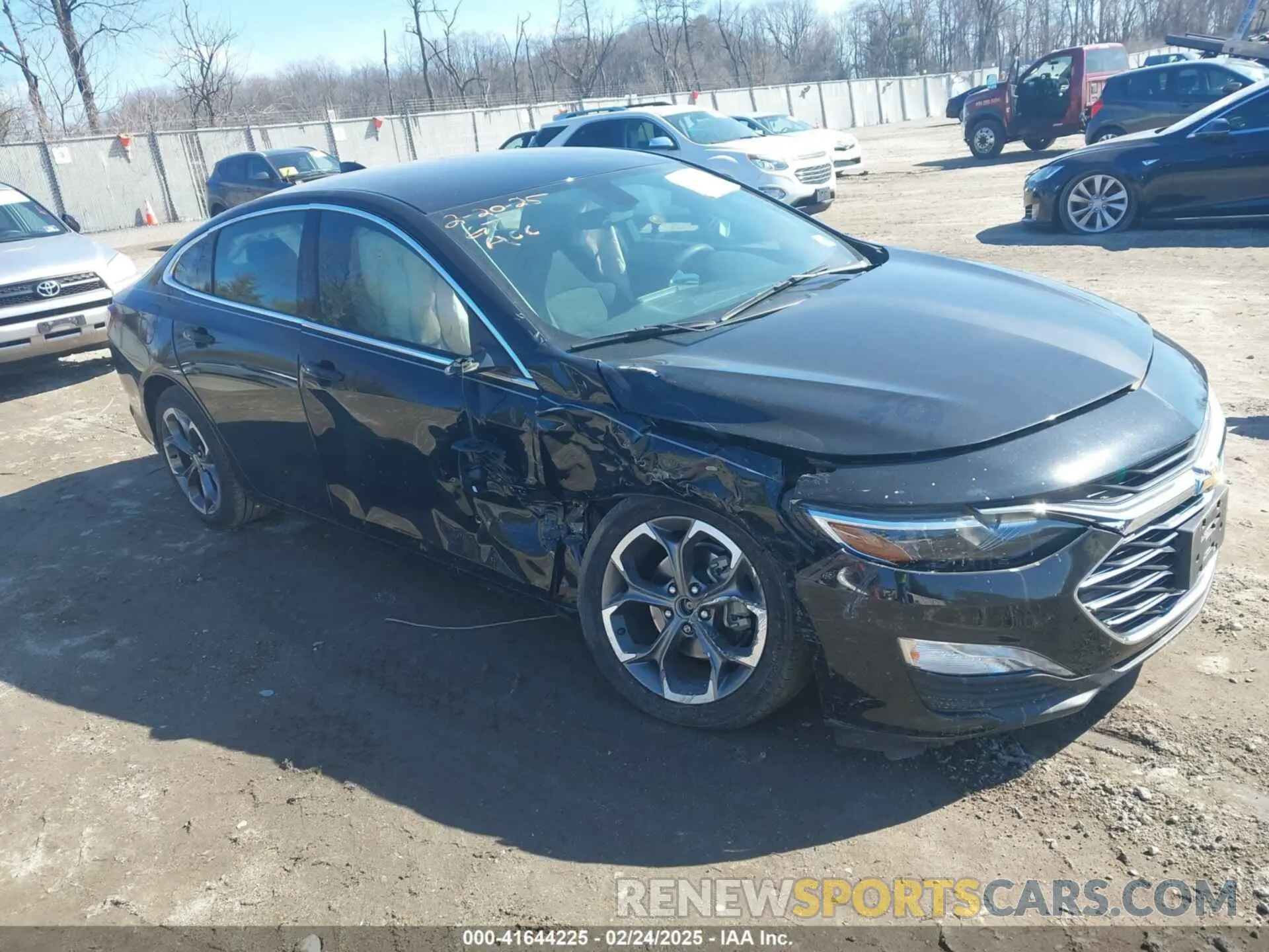 1 Photograph of a damaged car 1G1ZD5ST0NF104114 CHEVROLET MALIBU 2022