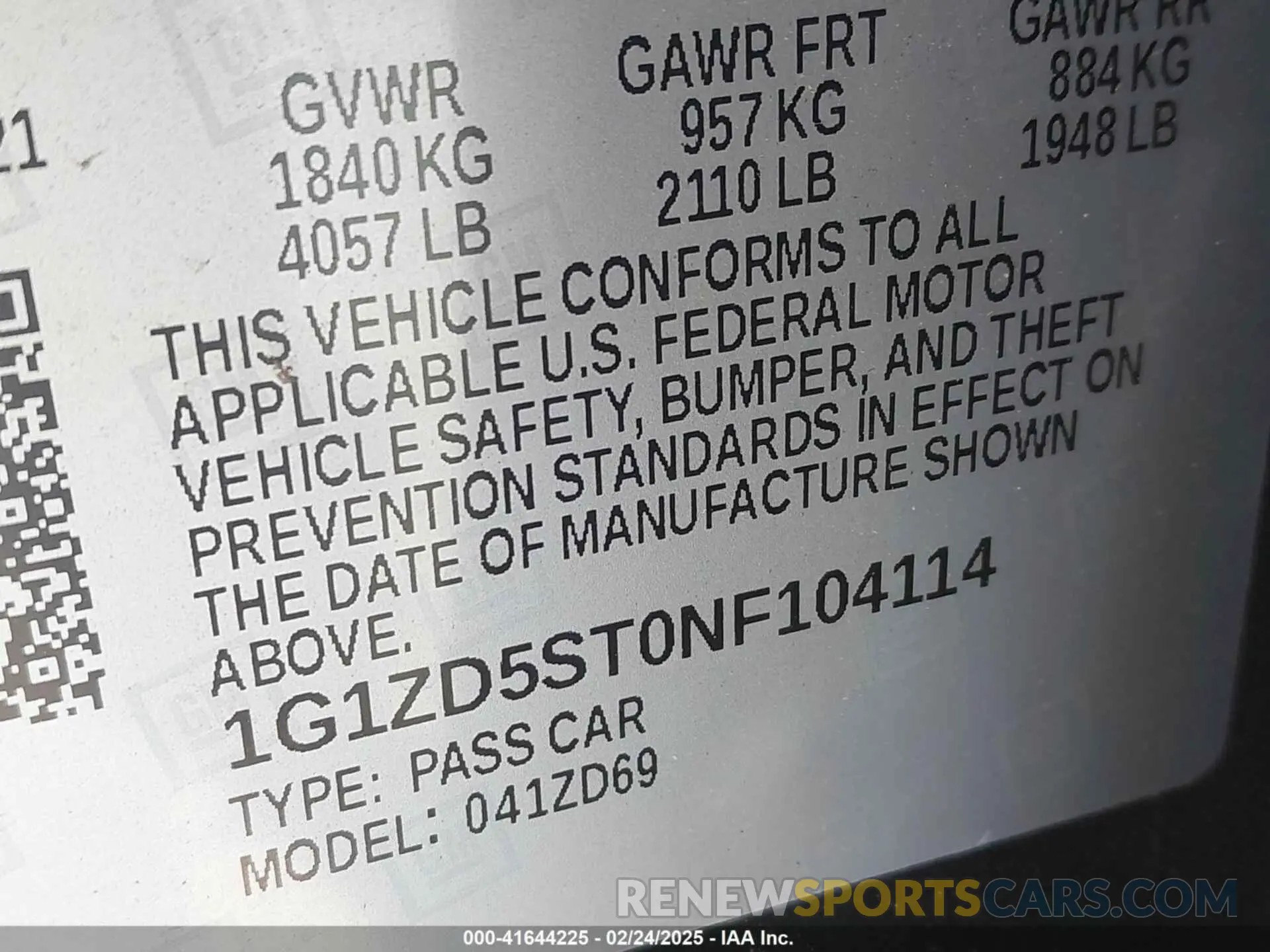9 Photograph of a damaged car 1G1ZD5ST0NF104114 CHEVROLET MALIBU 2022