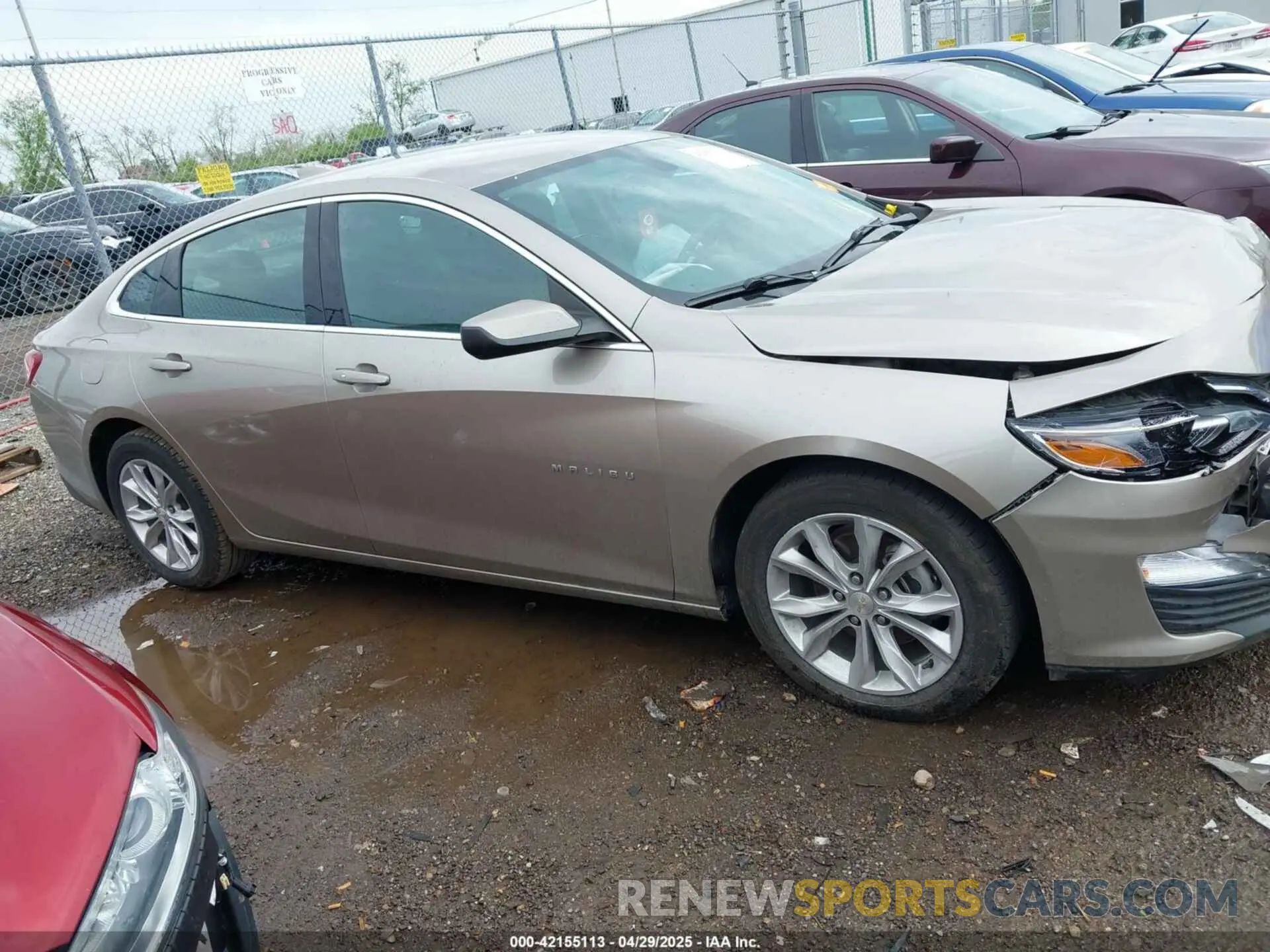 13 Photograph of a damaged car 1G1ZD5ST0NF122841 CHEVROLET MALIBU 2022