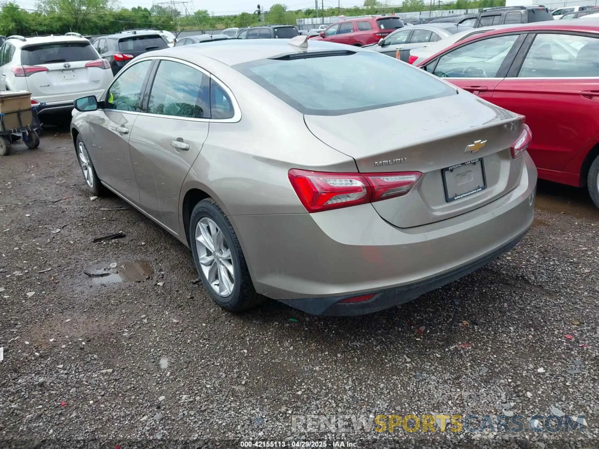 3 Photograph of a damaged car 1G1ZD5ST0NF122841 CHEVROLET MALIBU 2022