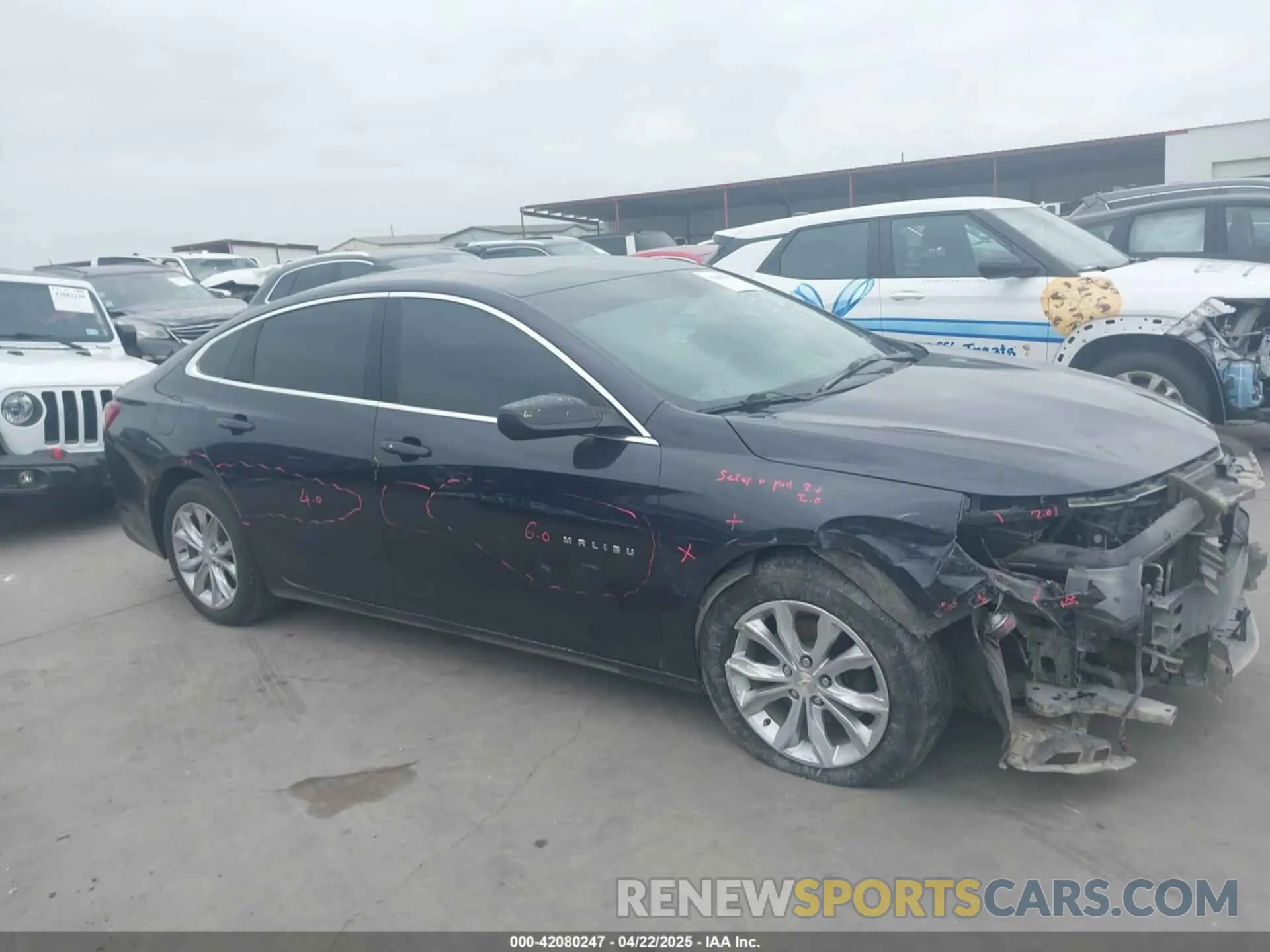 14 Photograph of a damaged car 1G1ZD5ST0NF128123 CHEVROLET MALIBU 2022