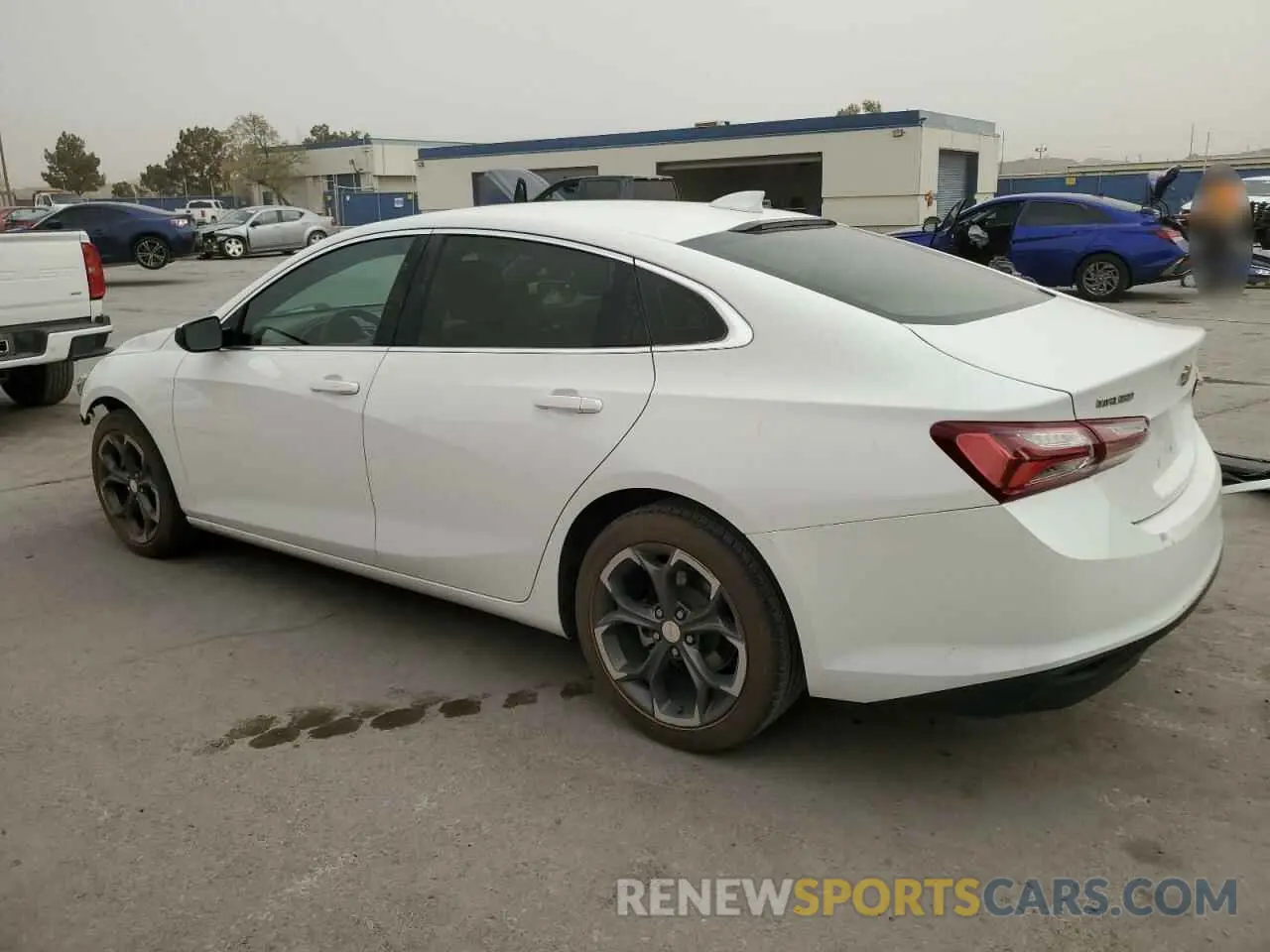 2 Photograph of a damaged car 1G1ZD5ST0NF132110 CHEVROLET MALIBU 2022