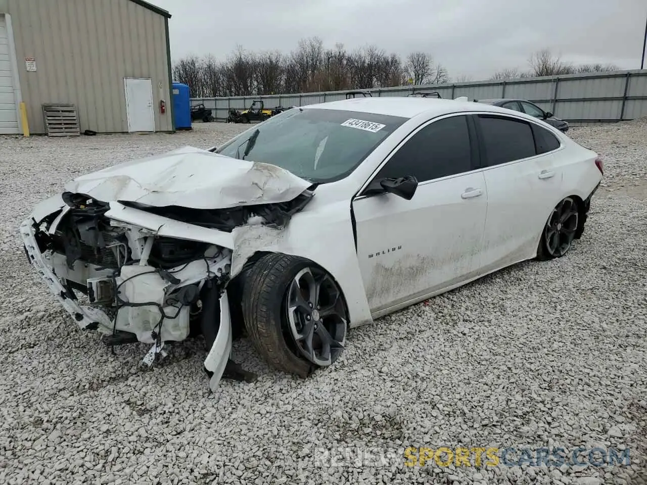 1 Photograph of a damaged car 1G1ZD5ST0NF132771 CHEVROLET MALIBU 2022