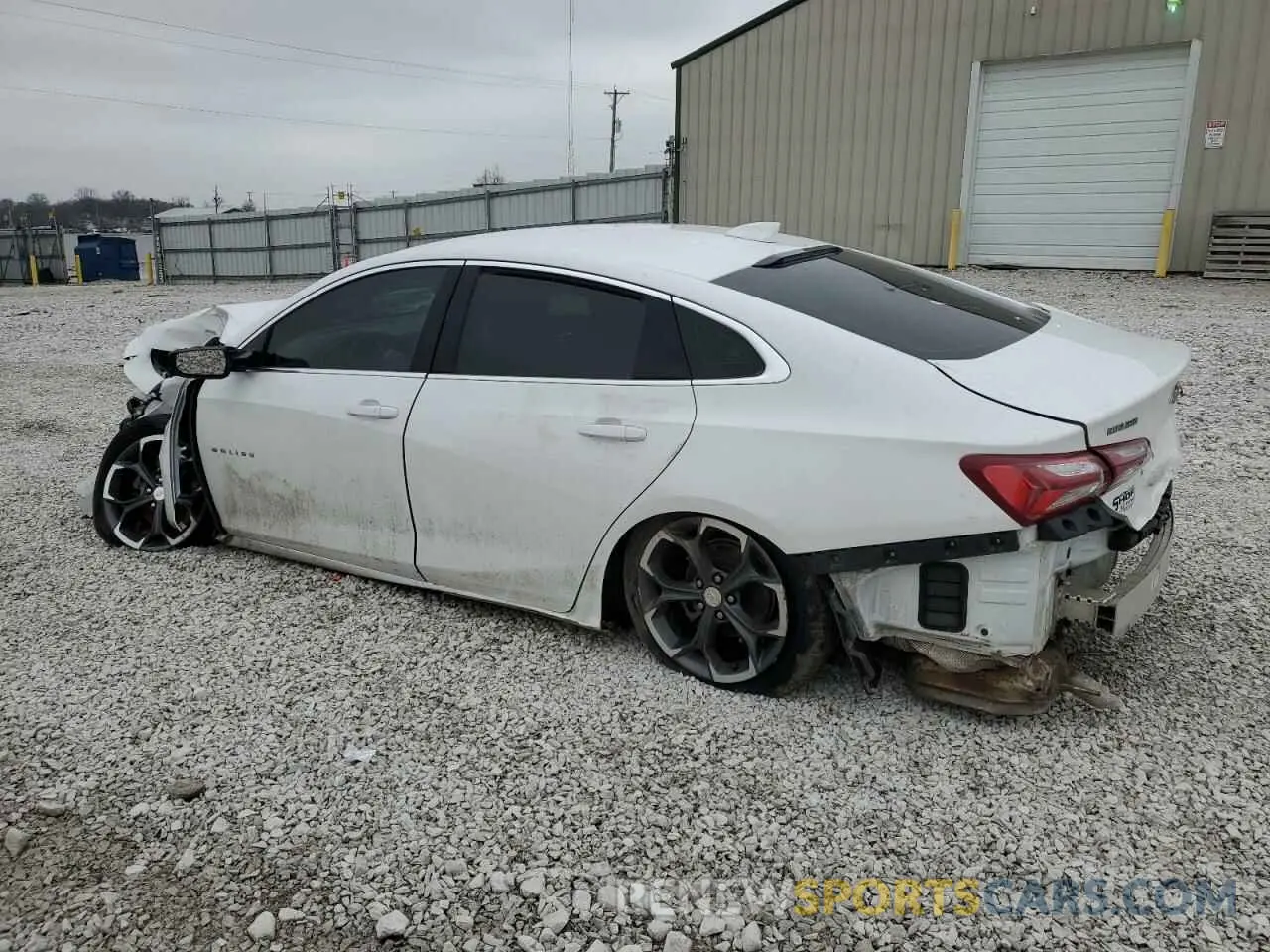 2 Photograph of a damaged car 1G1ZD5ST0NF132771 CHEVROLET MALIBU 2022
