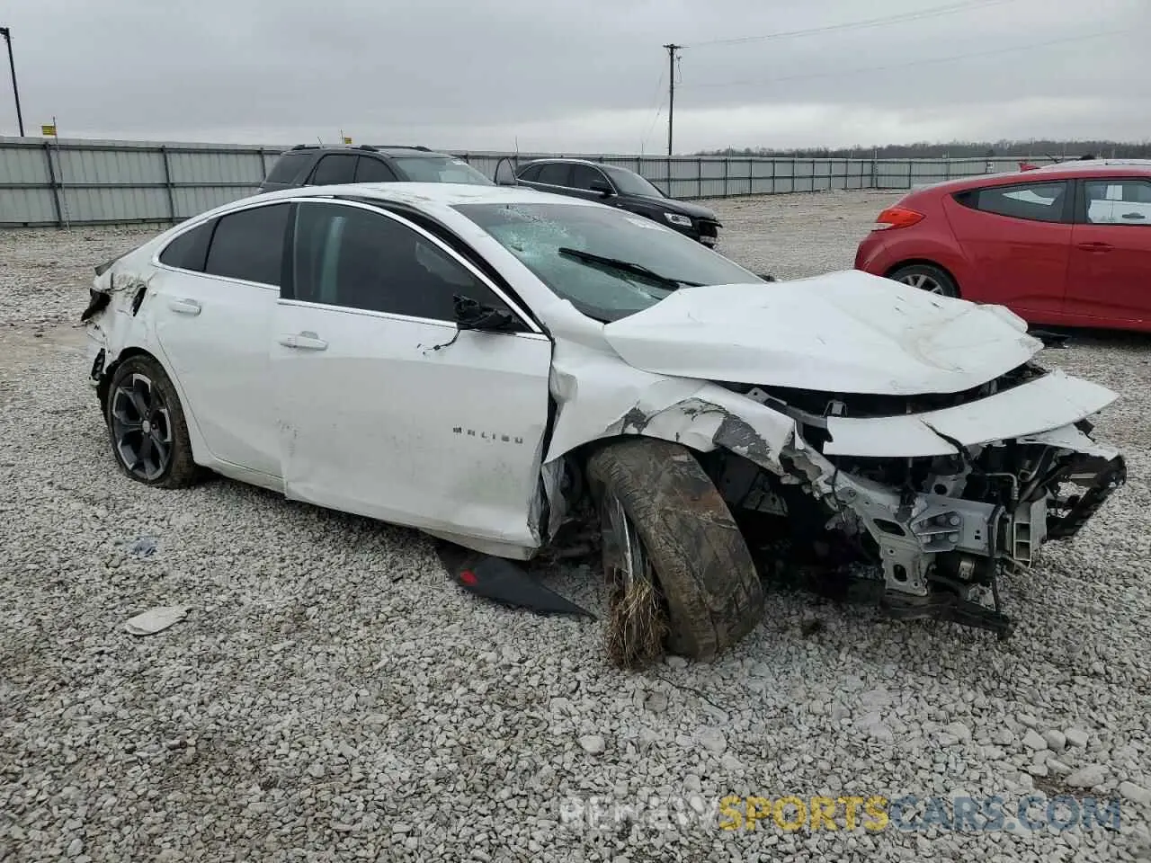 4 Photograph of a damaged car 1G1ZD5ST0NF132771 CHEVROLET MALIBU 2022