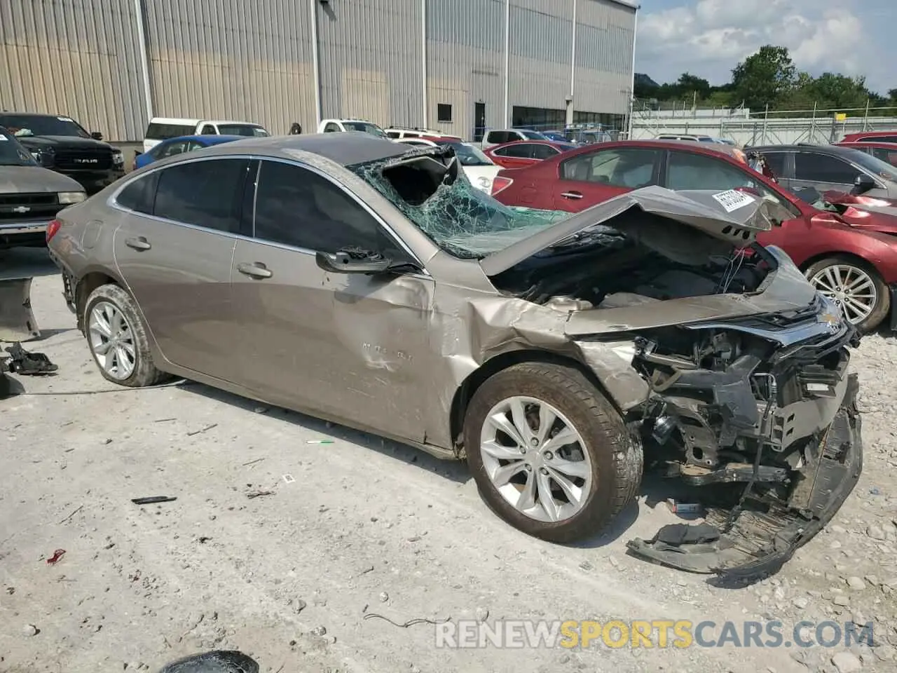 4 Photograph of a damaged car 1G1ZD5ST0NF137758 CHEVROLET MALIBU 2022