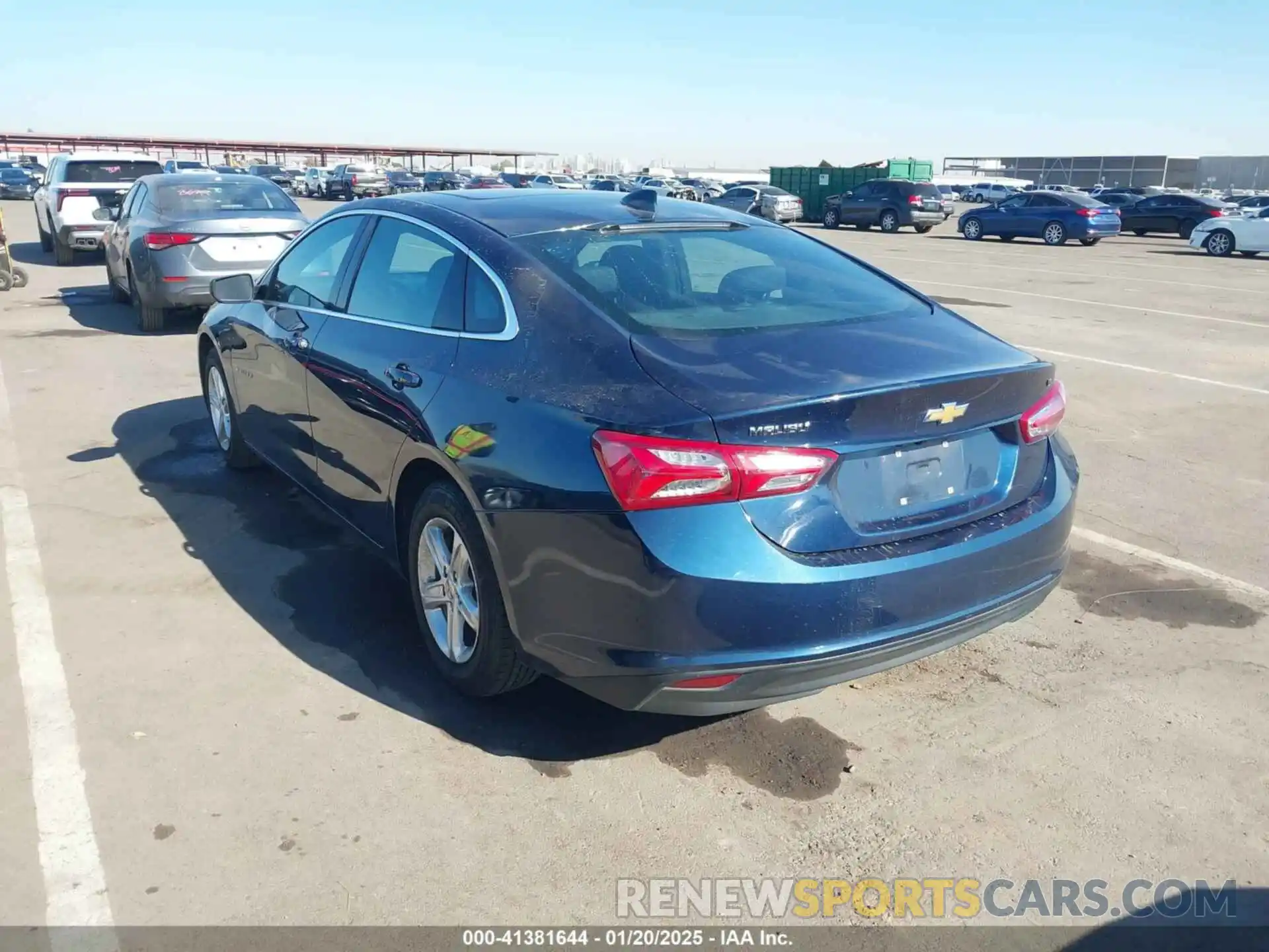 3 Photograph of a damaged car 1G1ZD5ST0NF143818 CHEVROLET MALIBU 2022