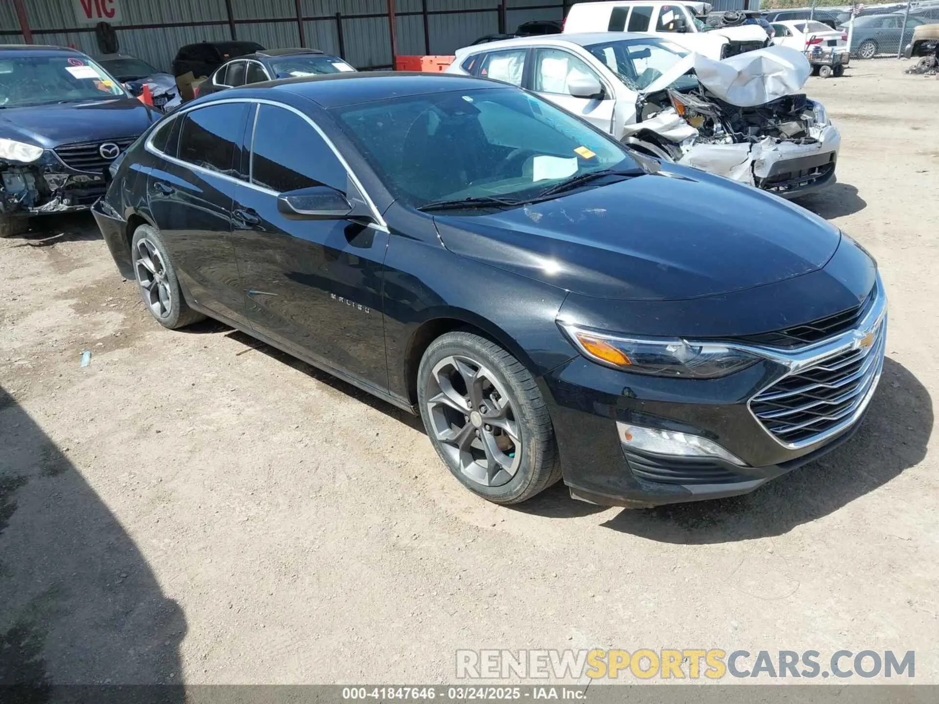 1 Photograph of a damaged car 1G1ZD5ST0NF145522 CHEVROLET MALIBU 2022