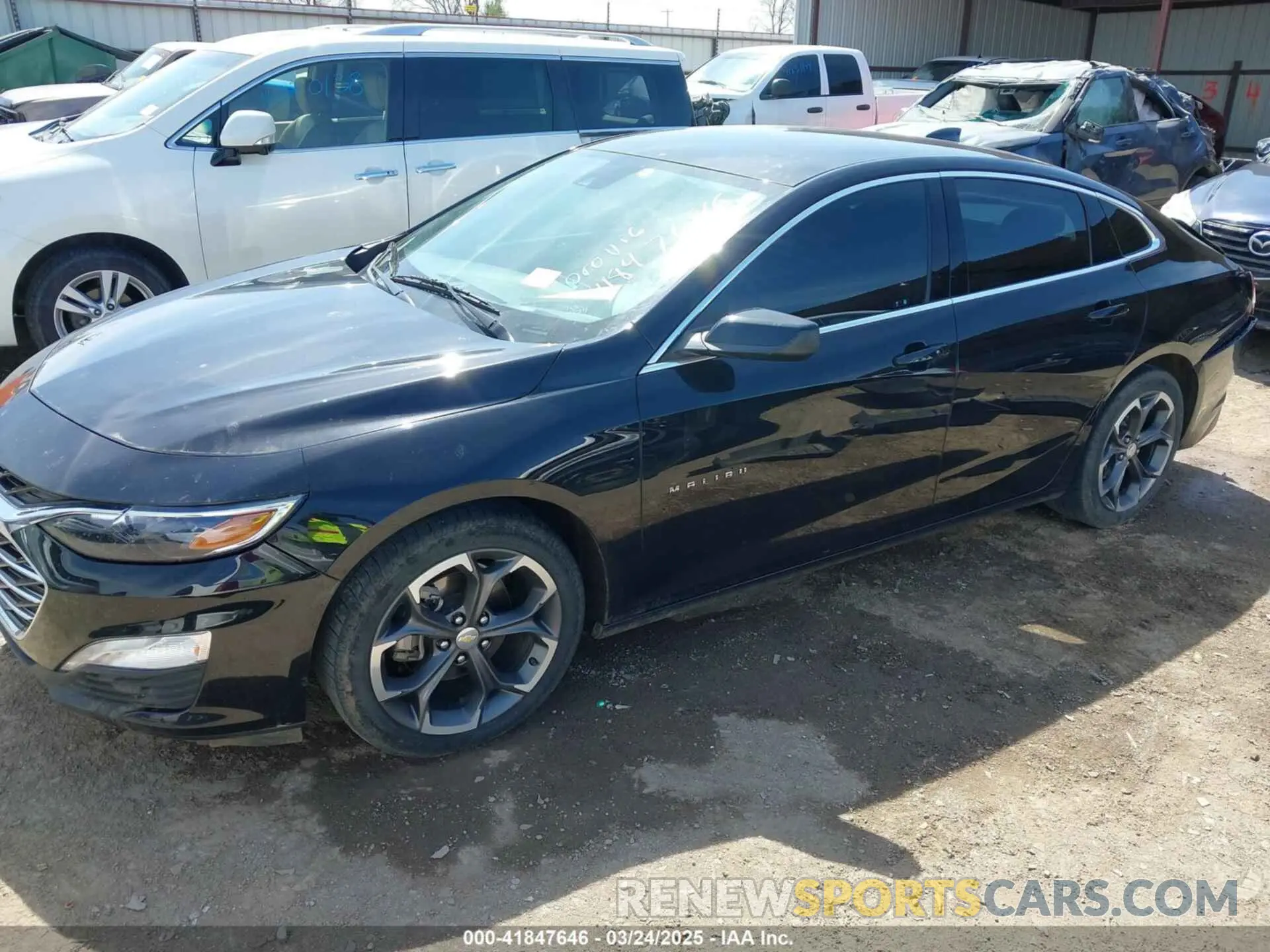 2 Photograph of a damaged car 1G1ZD5ST0NF145522 CHEVROLET MALIBU 2022