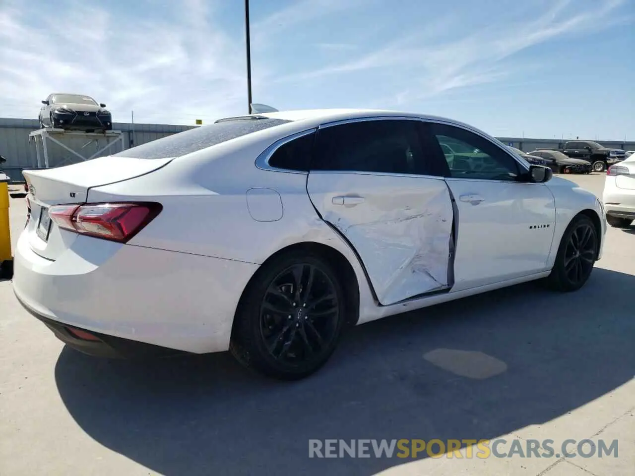 3 Photograph of a damaged car 1G1ZD5ST0NF145729 CHEVROLET MALIBU 2022