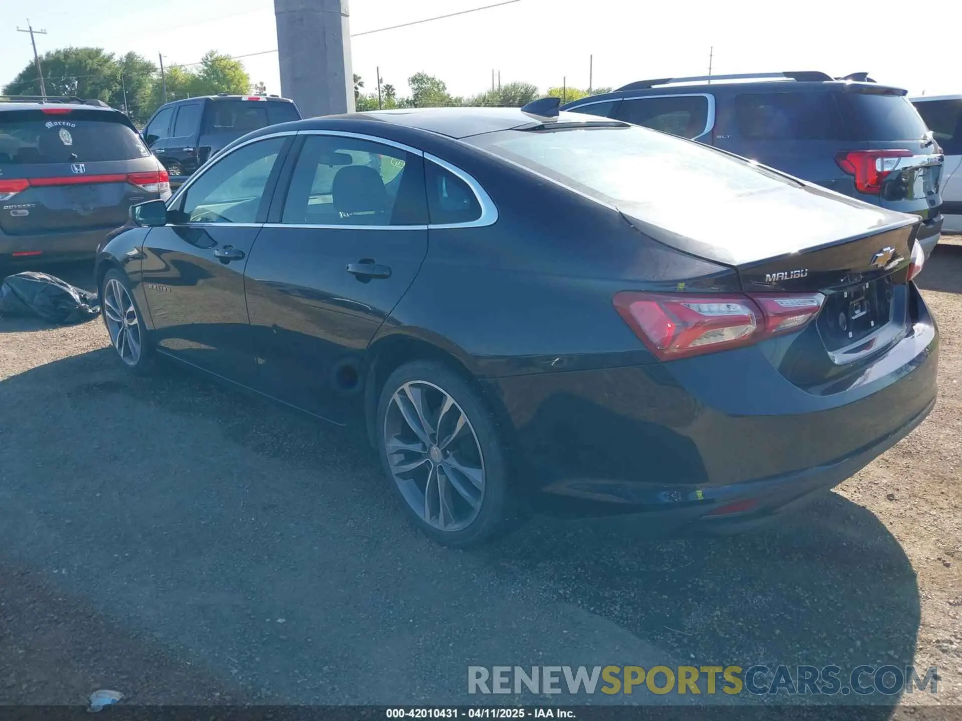 3 Photograph of a damaged car 1G1ZD5ST0NF145858 CHEVROLET MALIBU 2022
