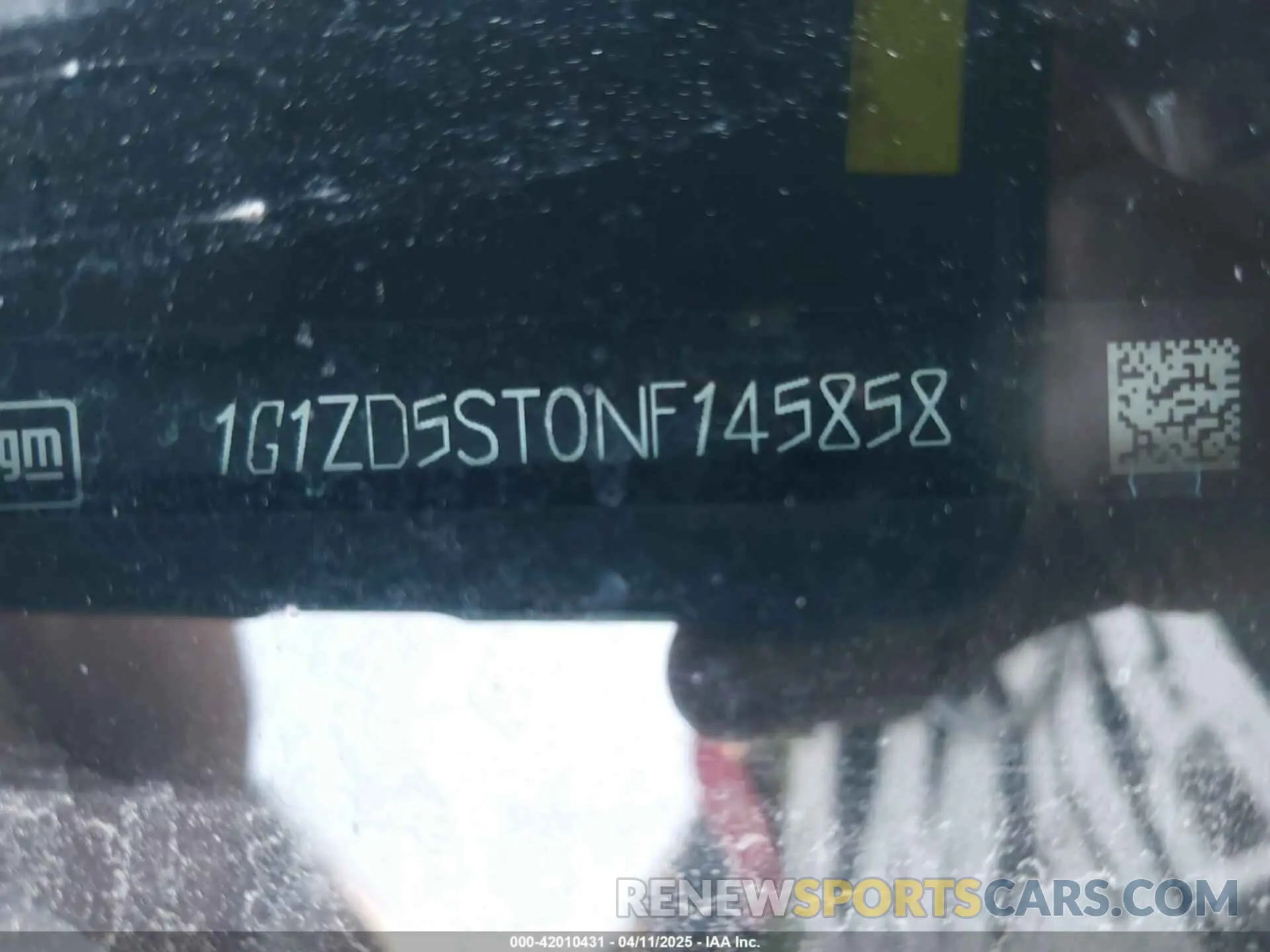 9 Photograph of a damaged car 1G1ZD5ST0NF145858 CHEVROLET MALIBU 2022