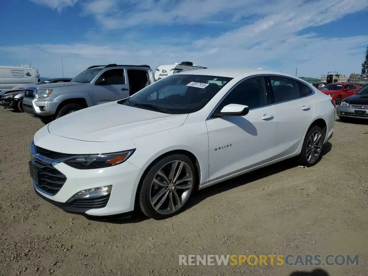 1 Photograph of a damaged car 1G1ZD5ST0NF163700 CHEVROLET MALIBU 2022