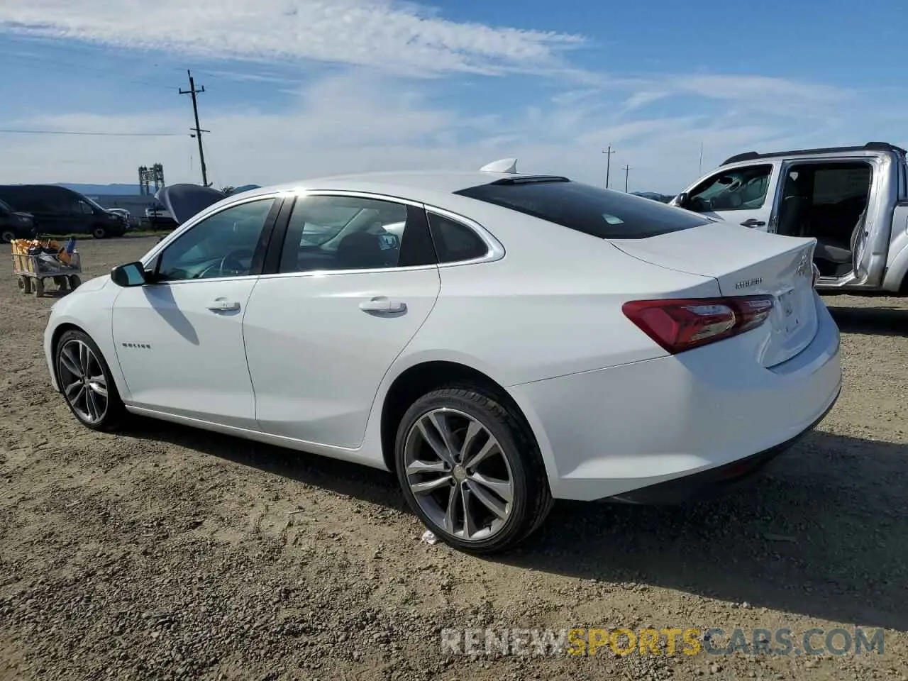 2 Photograph of a damaged car 1G1ZD5ST0NF163700 CHEVROLET MALIBU 2022