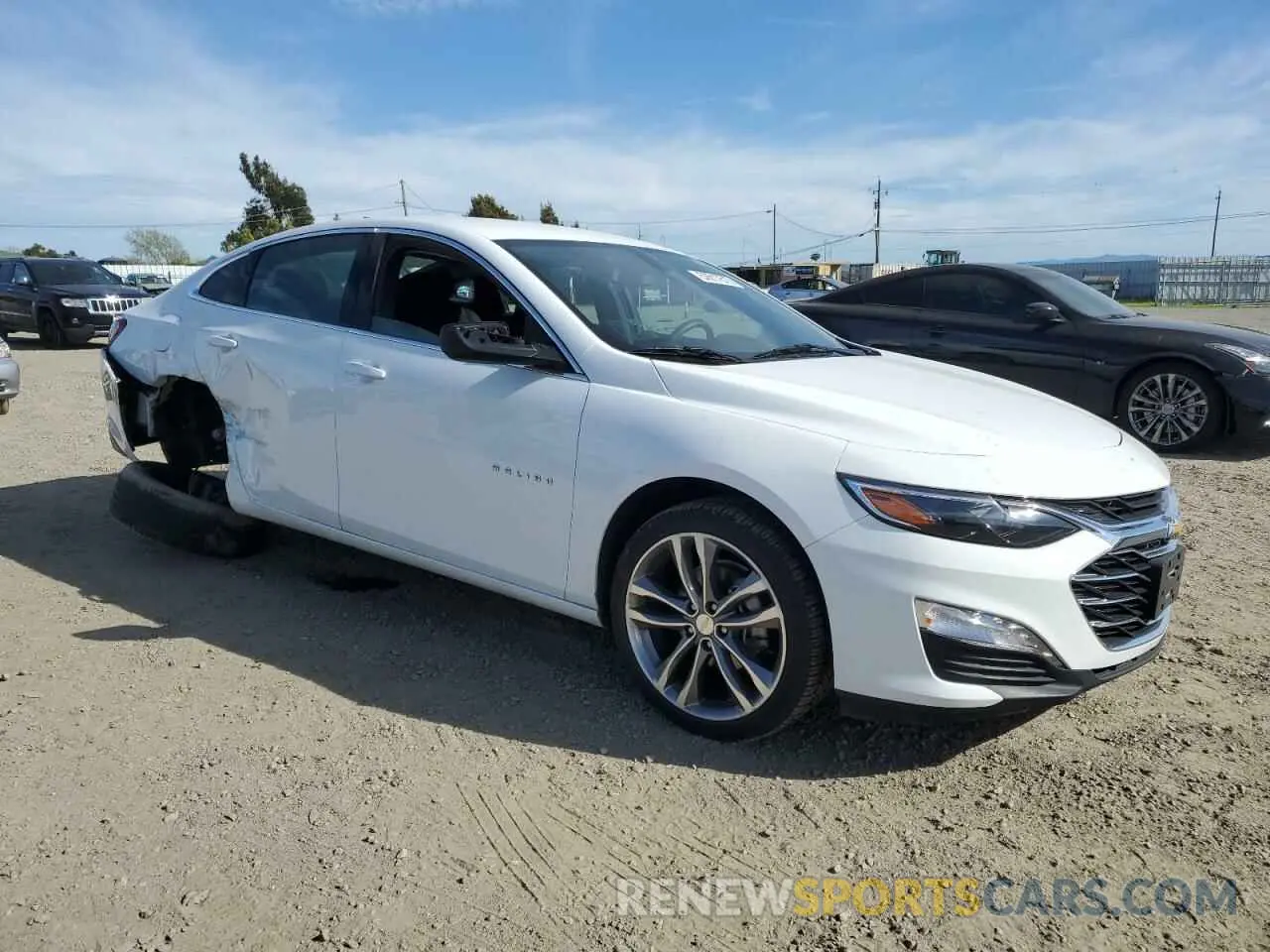 4 Photograph of a damaged car 1G1ZD5ST0NF163700 CHEVROLET MALIBU 2022