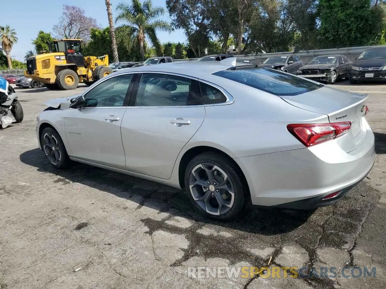 2 Photograph of a damaged car 1G1ZD5ST0NF167200 CHEVROLET MALIBU 2022