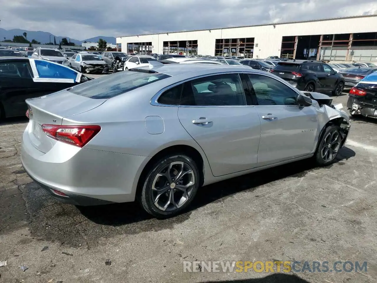 3 Photograph of a damaged car 1G1ZD5ST0NF167200 CHEVROLET MALIBU 2022