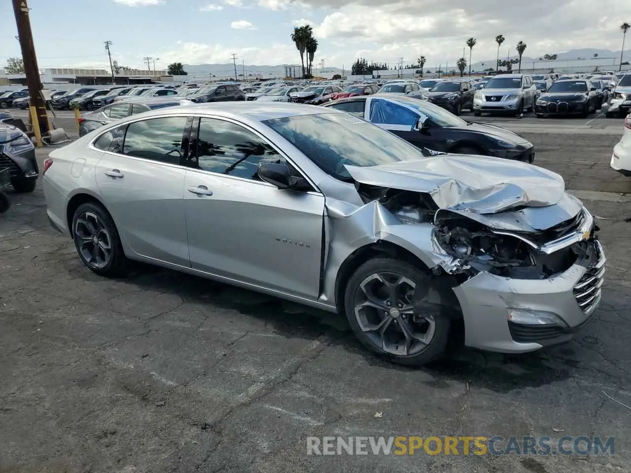 4 Photograph of a damaged car 1G1ZD5ST0NF167200 CHEVROLET MALIBU 2022