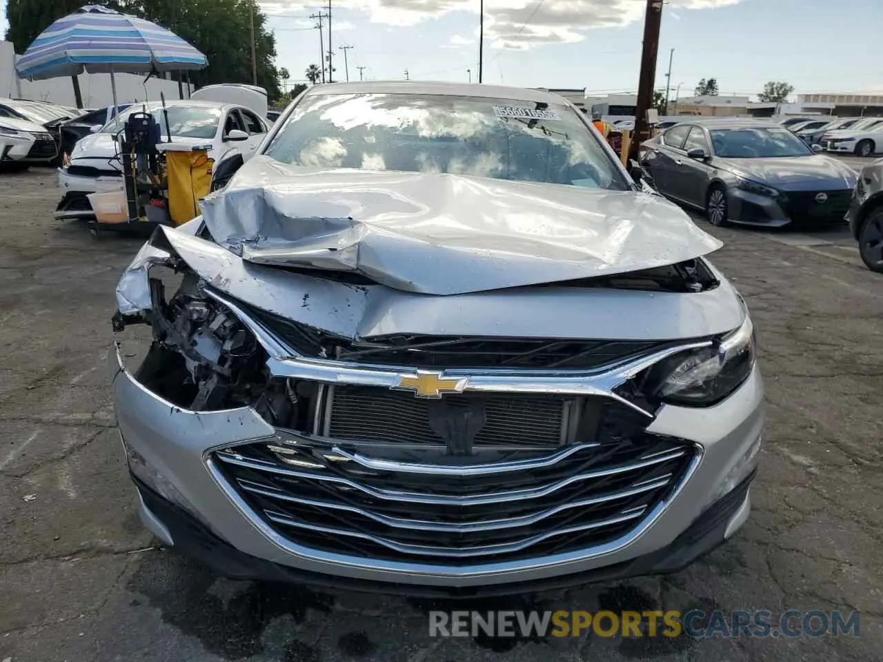 5 Photograph of a damaged car 1G1ZD5ST0NF167200 CHEVROLET MALIBU 2022