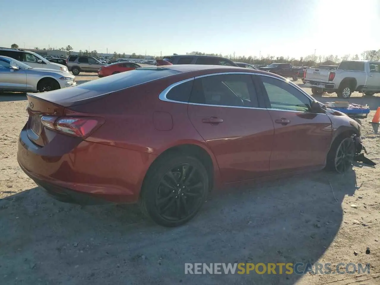 3 Photograph of a damaged car 1G1ZD5ST0NF171229 CHEVROLET MALIBU 2022