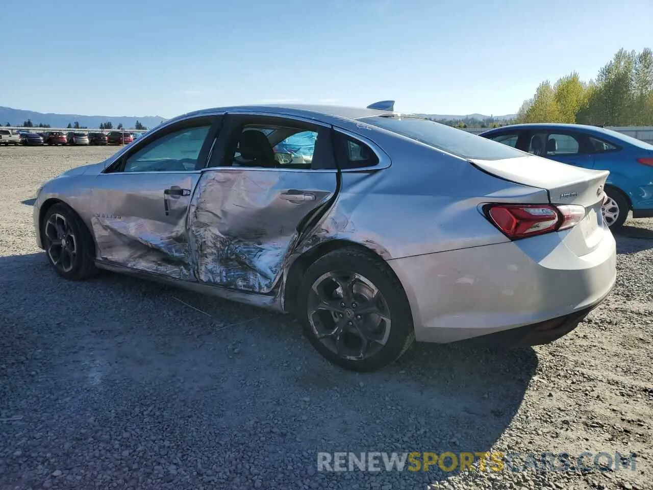 2 Photograph of a damaged car 1G1ZD5ST0NF174289 CHEVROLET MALIBU 2022
