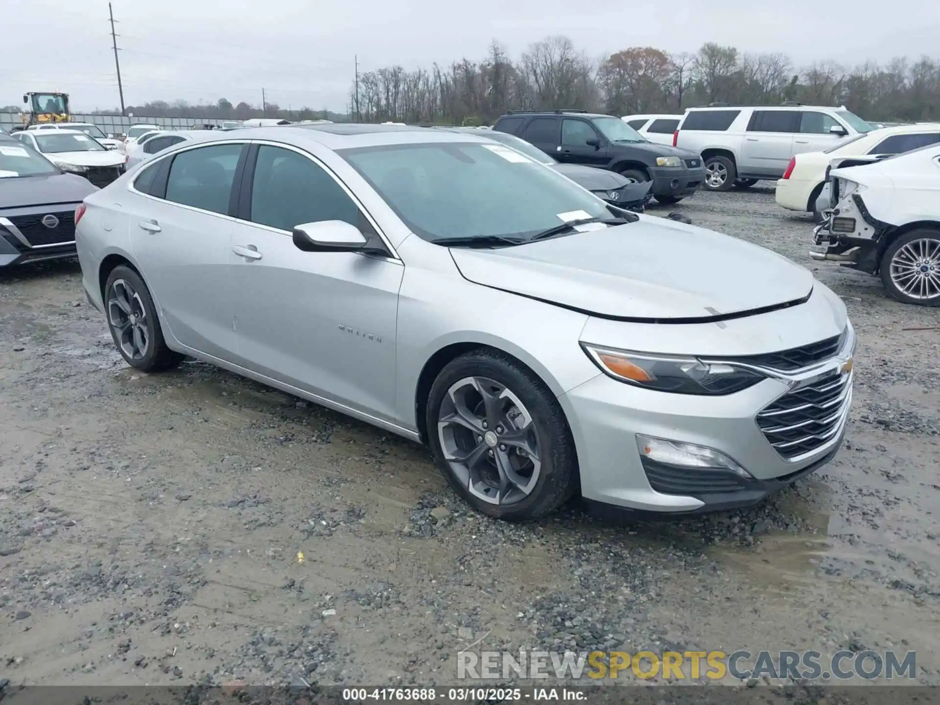 1 Photograph of a damaged car 1G1ZD5ST0NF176219 CHEVROLET MALIBU 2022