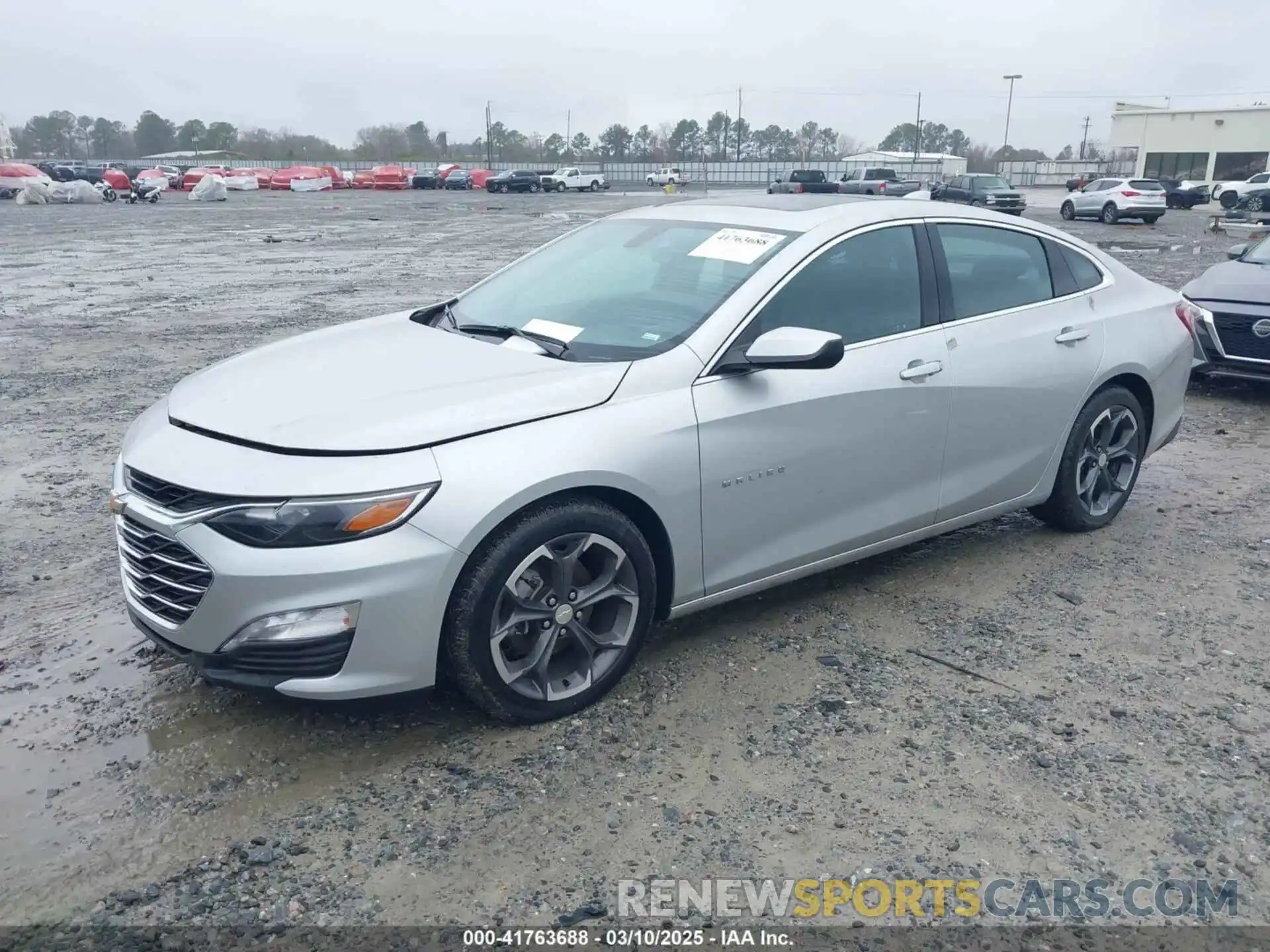 2 Photograph of a damaged car 1G1ZD5ST0NF176219 CHEVROLET MALIBU 2022