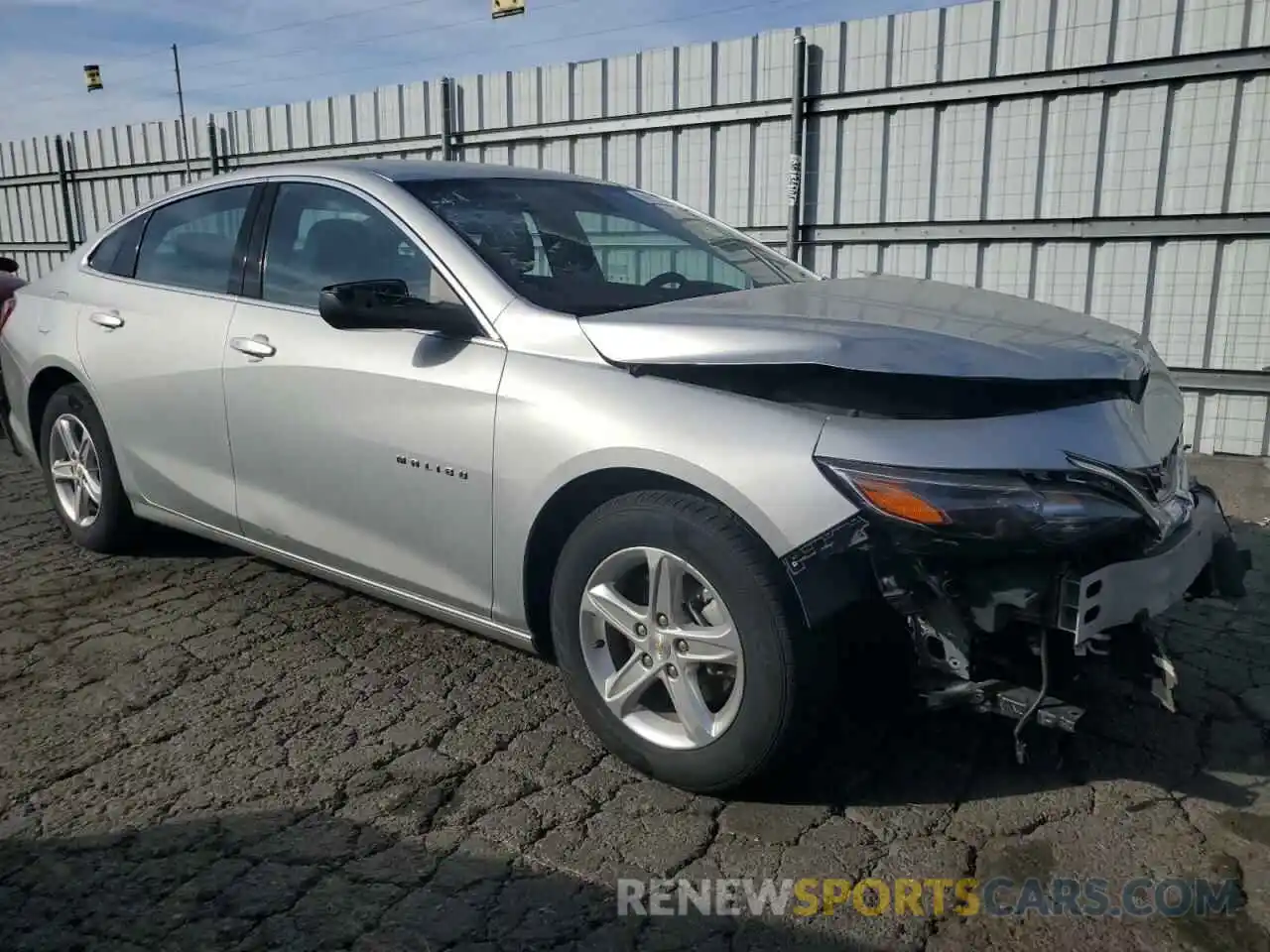 4 Photograph of a damaged car 1G1ZD5ST0NF176771 CHEVROLET MALIBU 2022