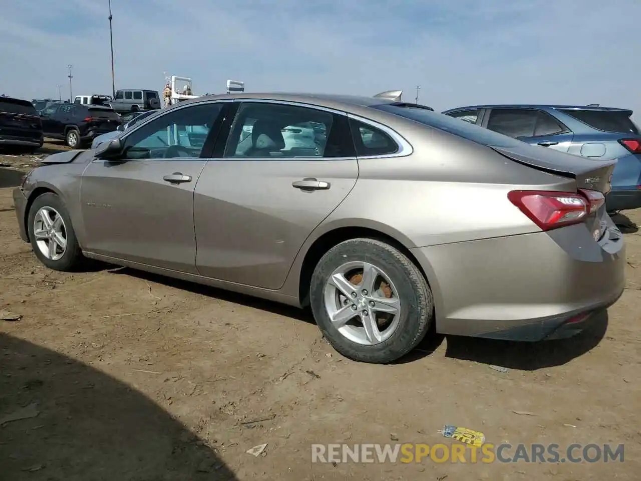 2 Photograph of a damaged car 1G1ZD5ST0NF193098 CHEVROLET MALIBU 2022