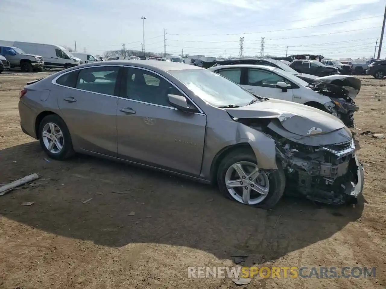 4 Photograph of a damaged car 1G1ZD5ST0NF193098 CHEVROLET MALIBU 2022